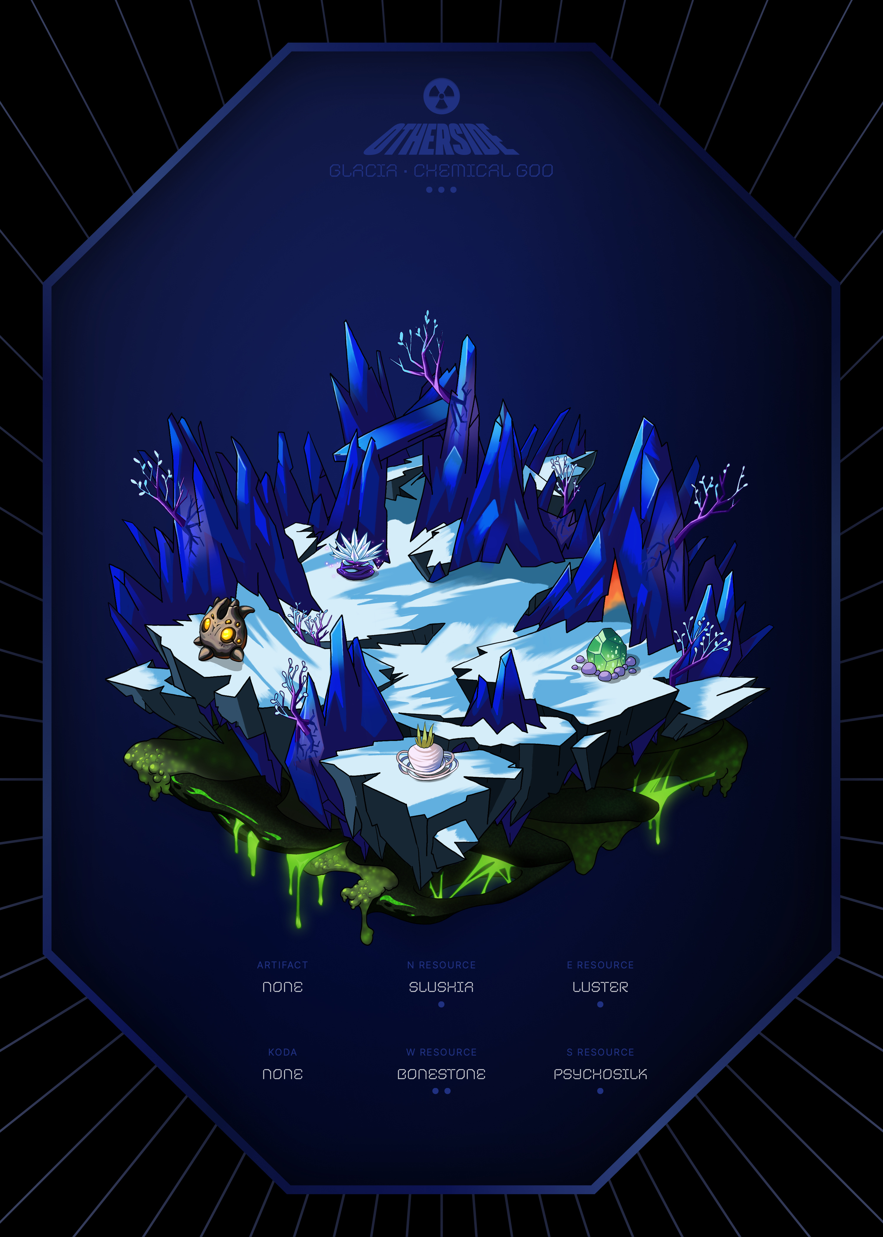 Otherdeed #13989 — Glacia