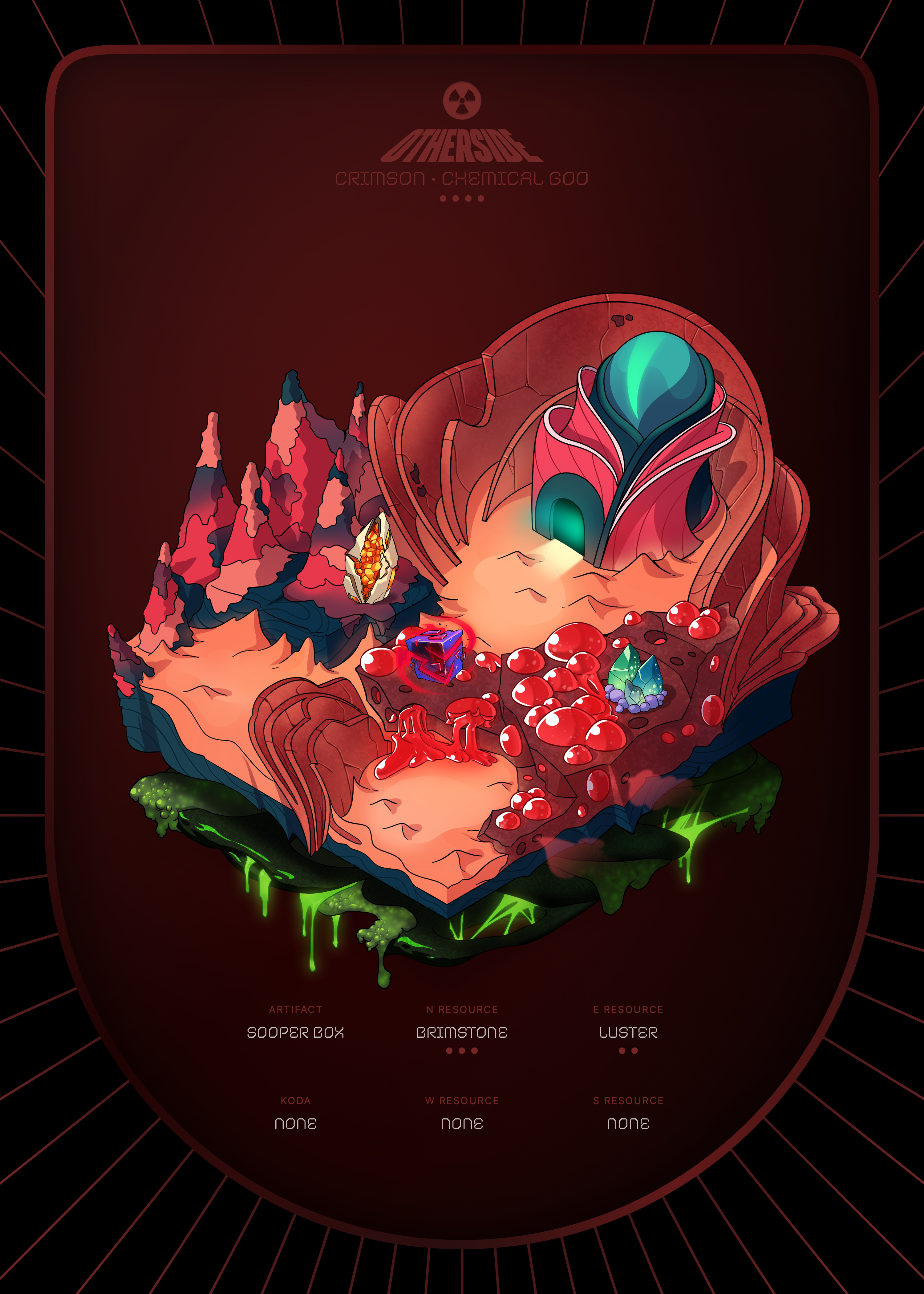 Otherdeed #13210 — Crimson