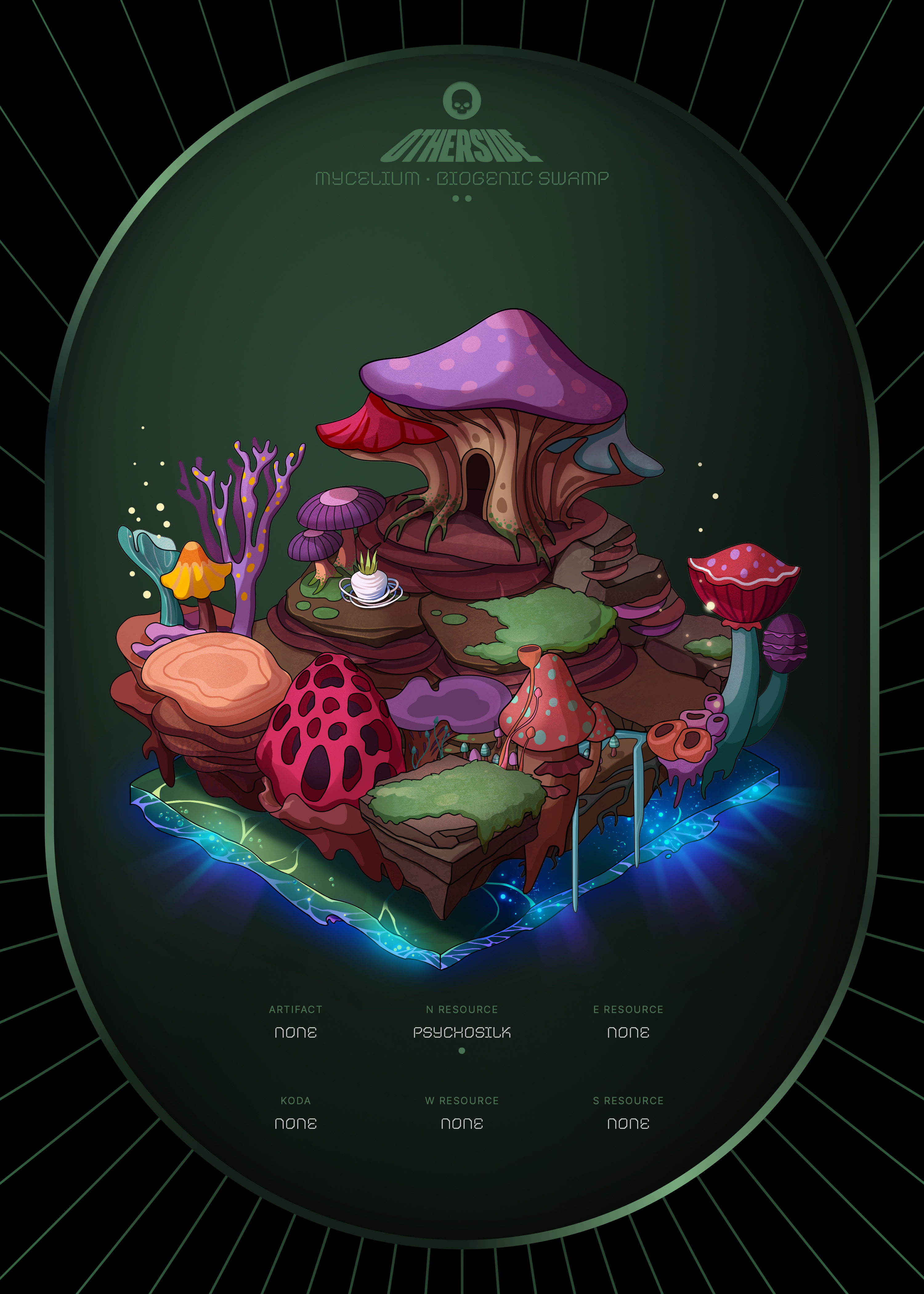 Otherdeed #4021 — Mycelium