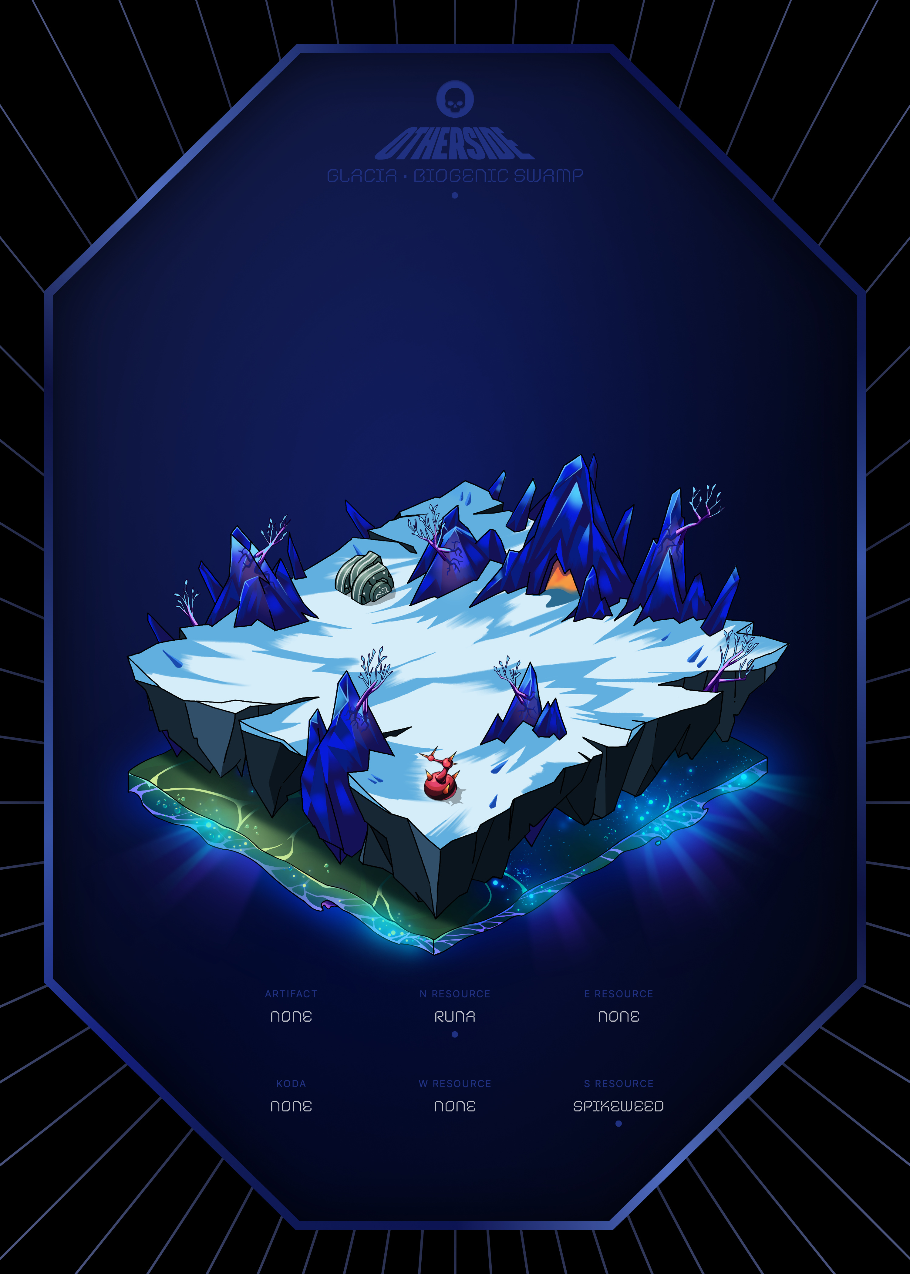 Otherdeed #4881 — Glacia