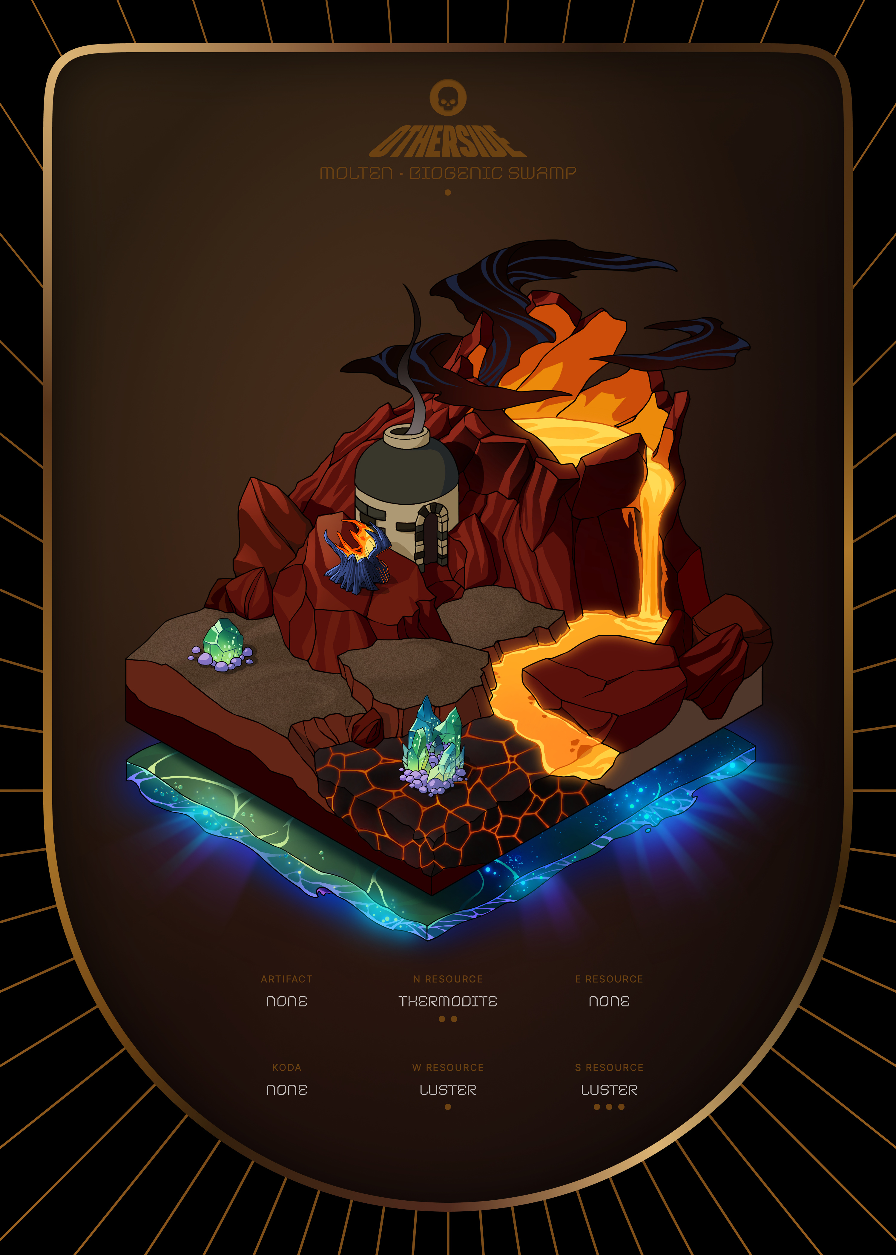 Otherdeed #7964 — Molten