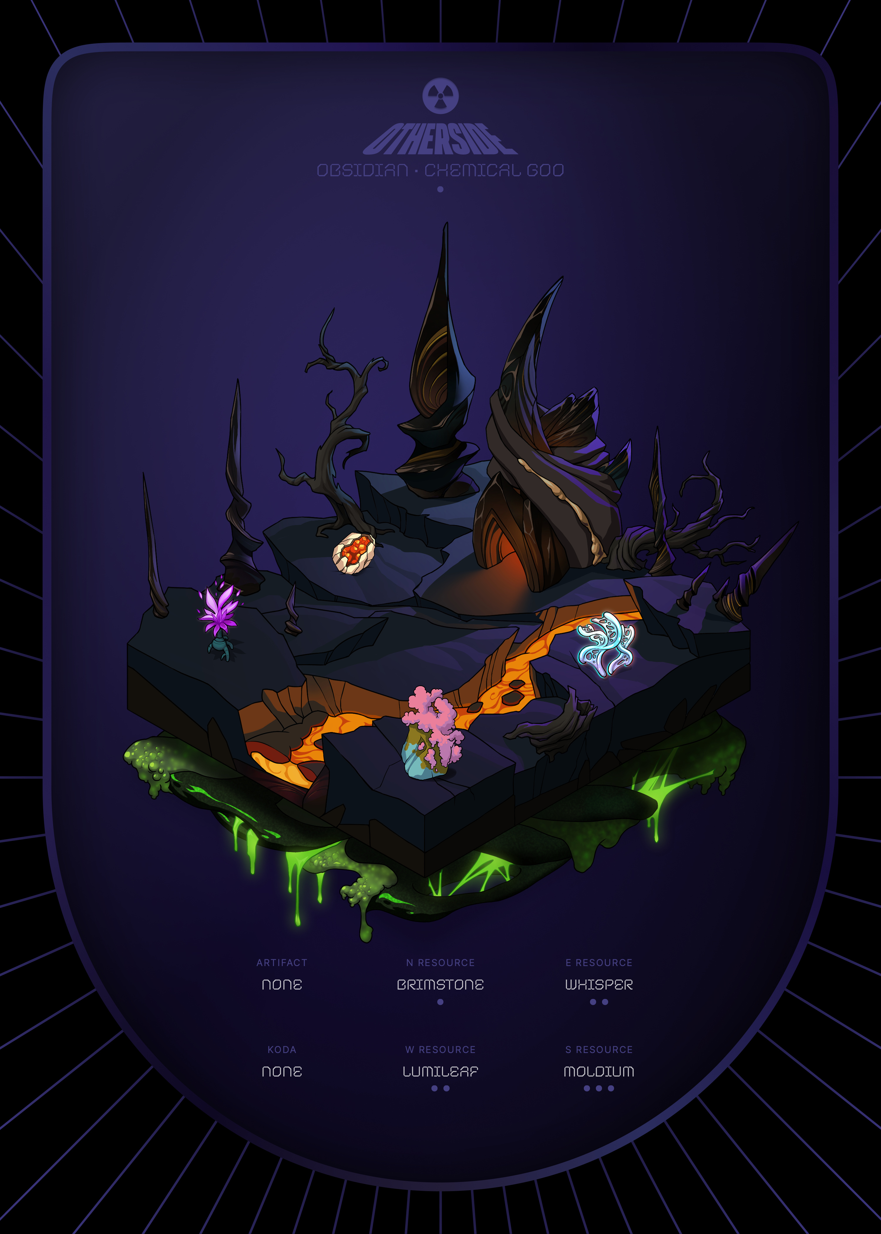Otherdeed #16643 — Obsidian