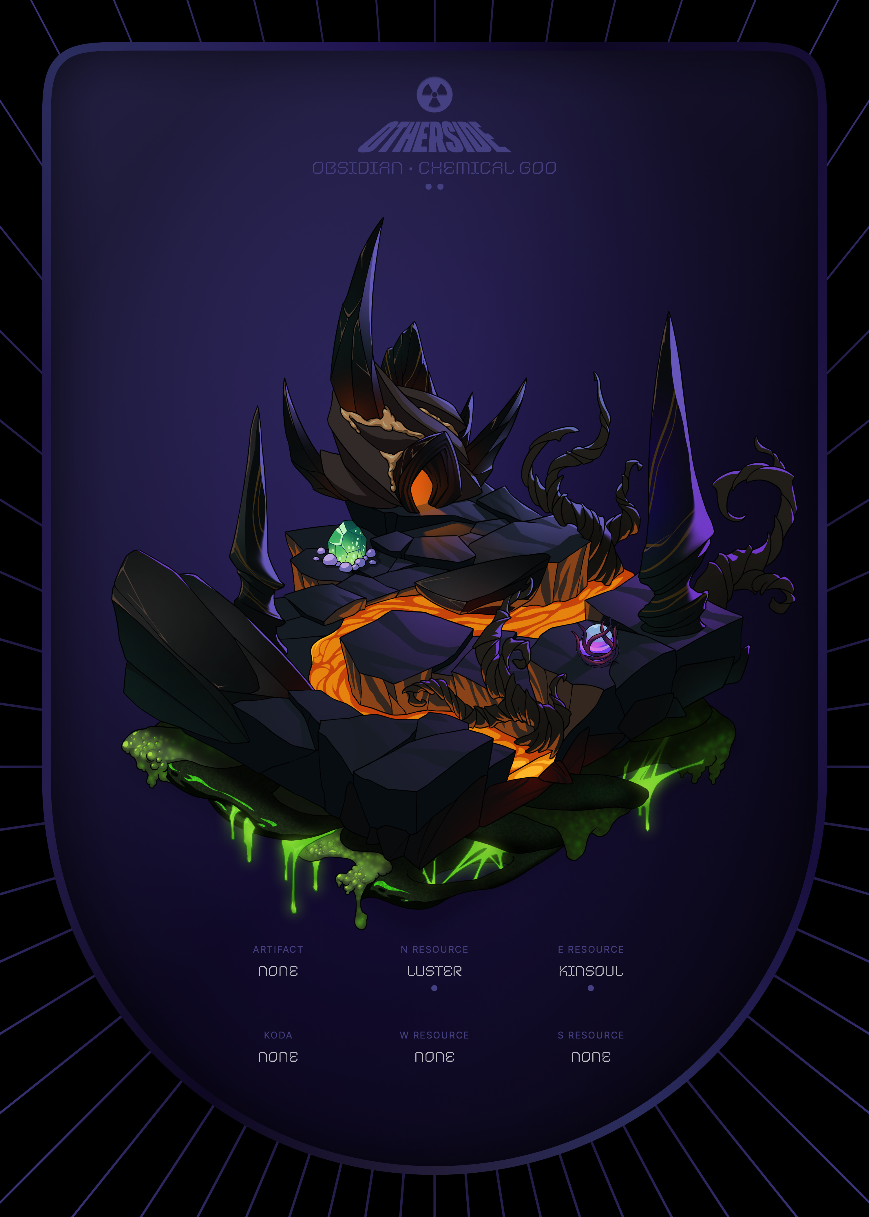 Otherdeed #23702 — Obsidian