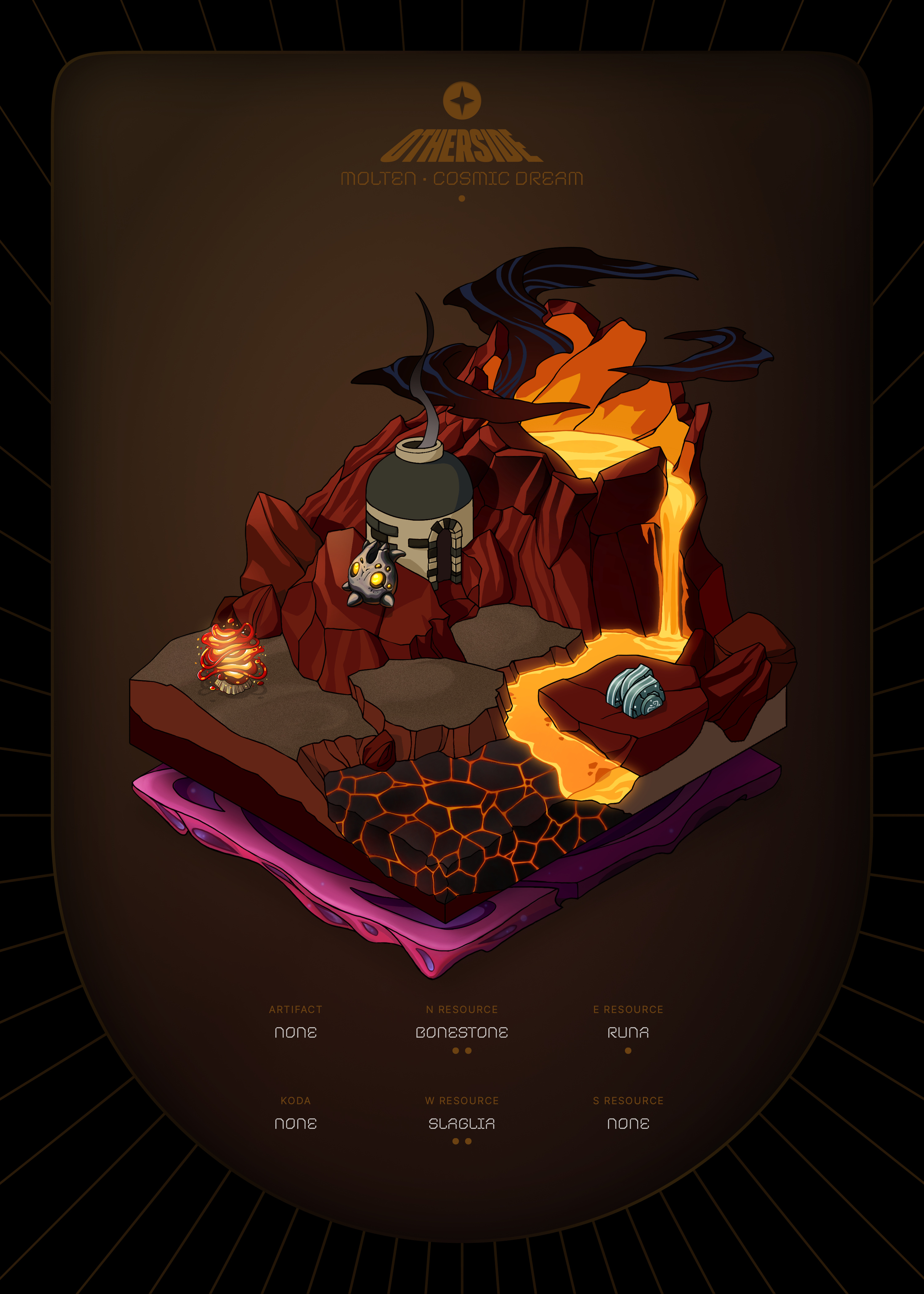 Otherdeed #90218 — Molten