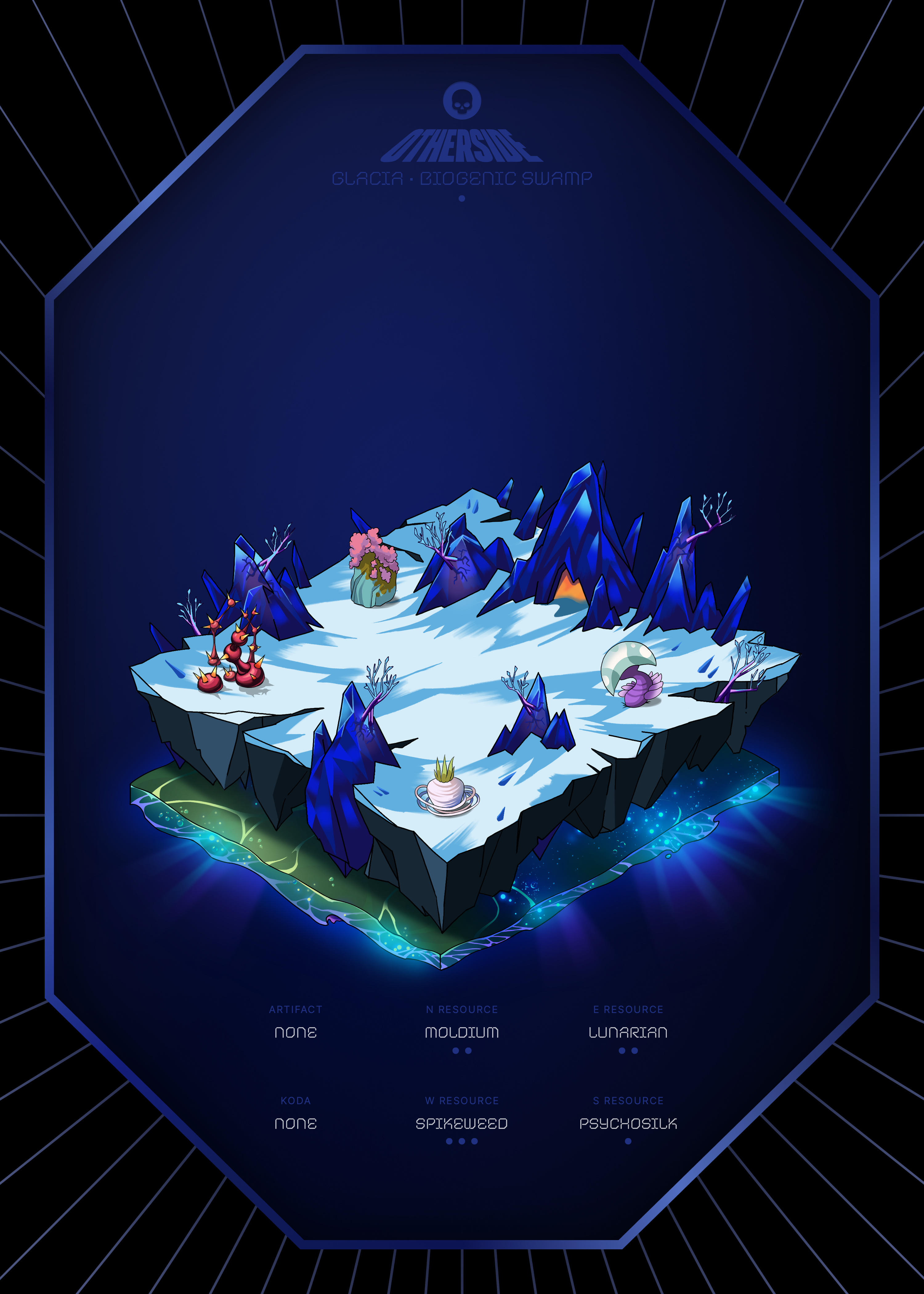 Otherdeed #2628 — Glacia