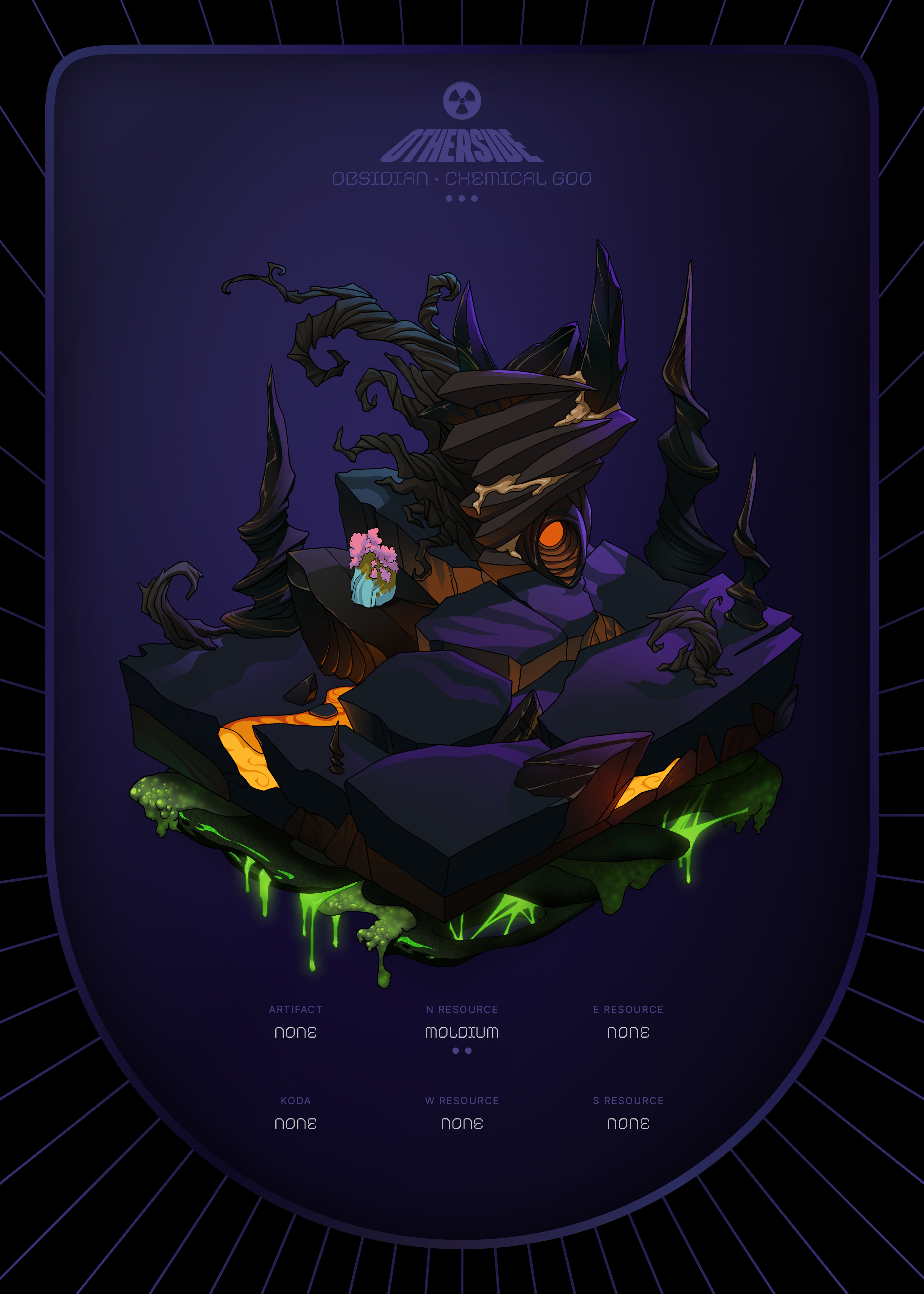 Otherdeed #12267 — Obsidian