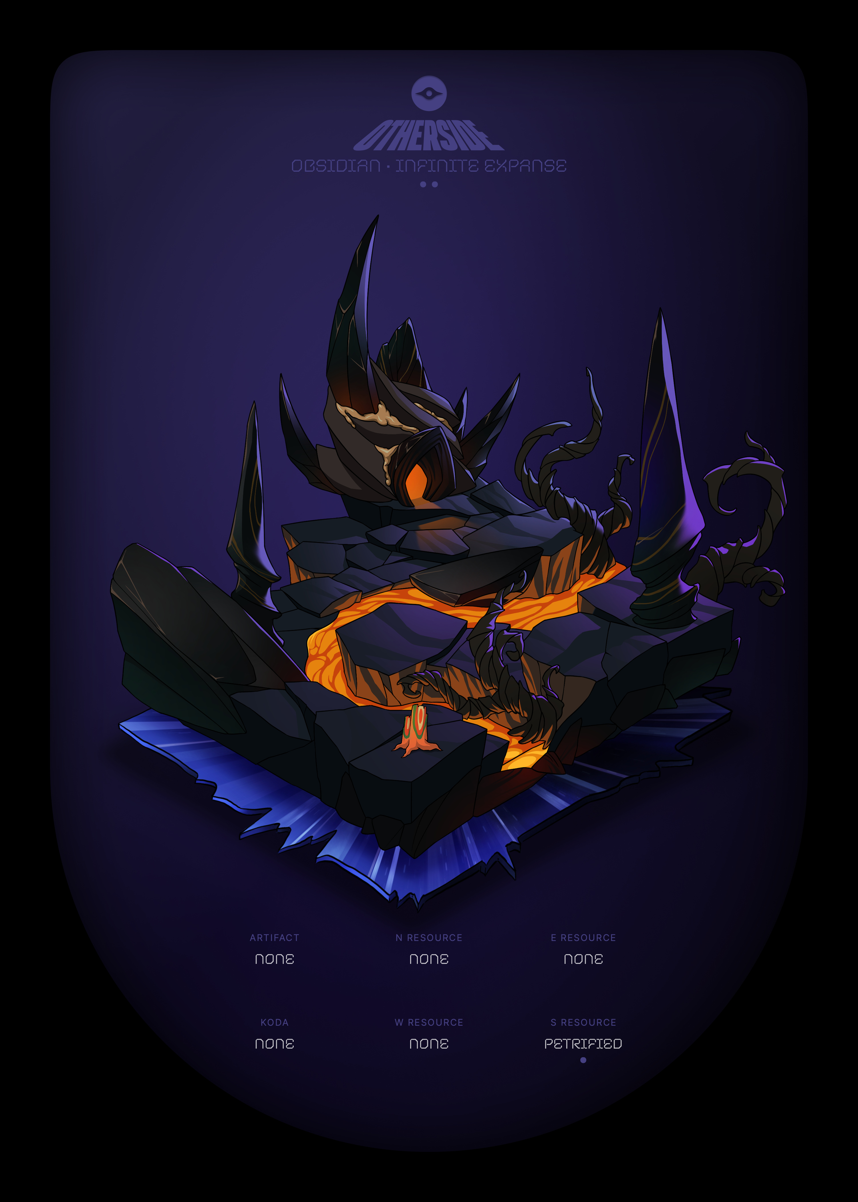 Otherdeed #55284 — Obsidian