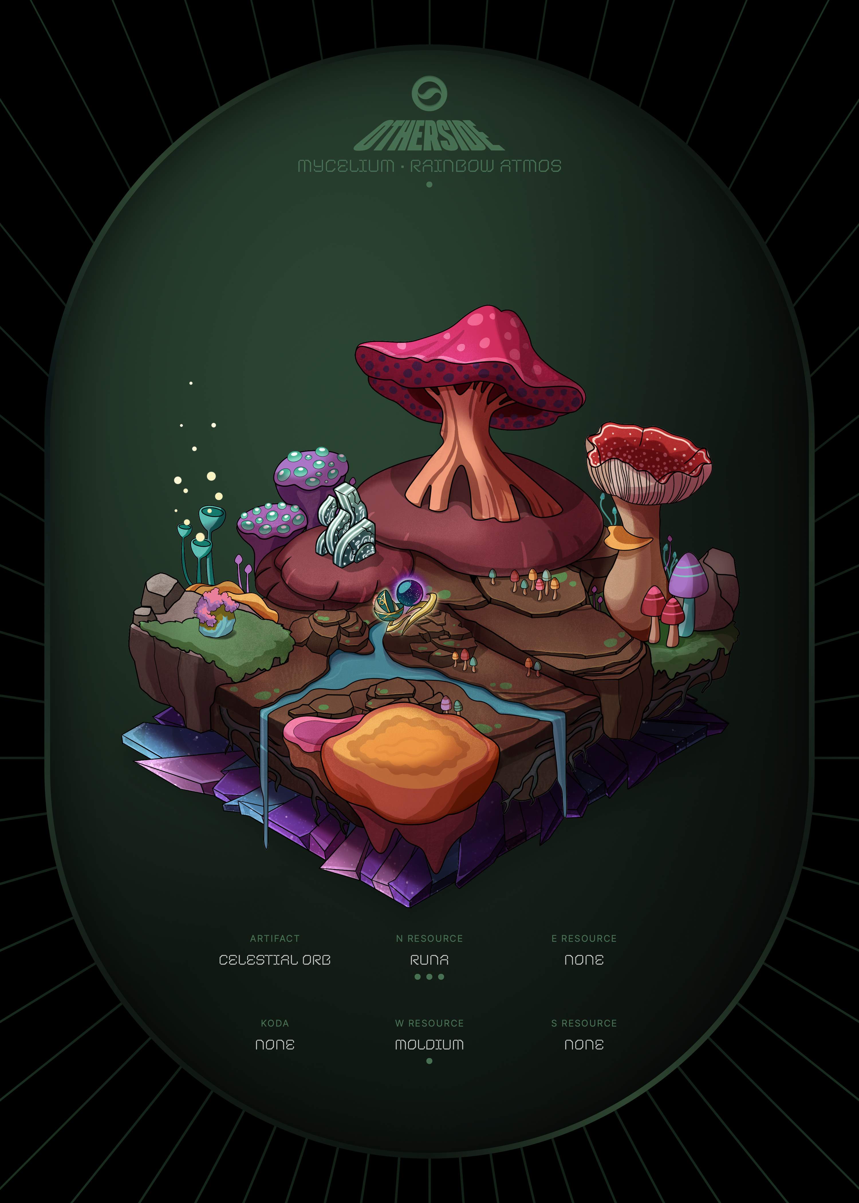 Otherdeed #69137 — Mycelium