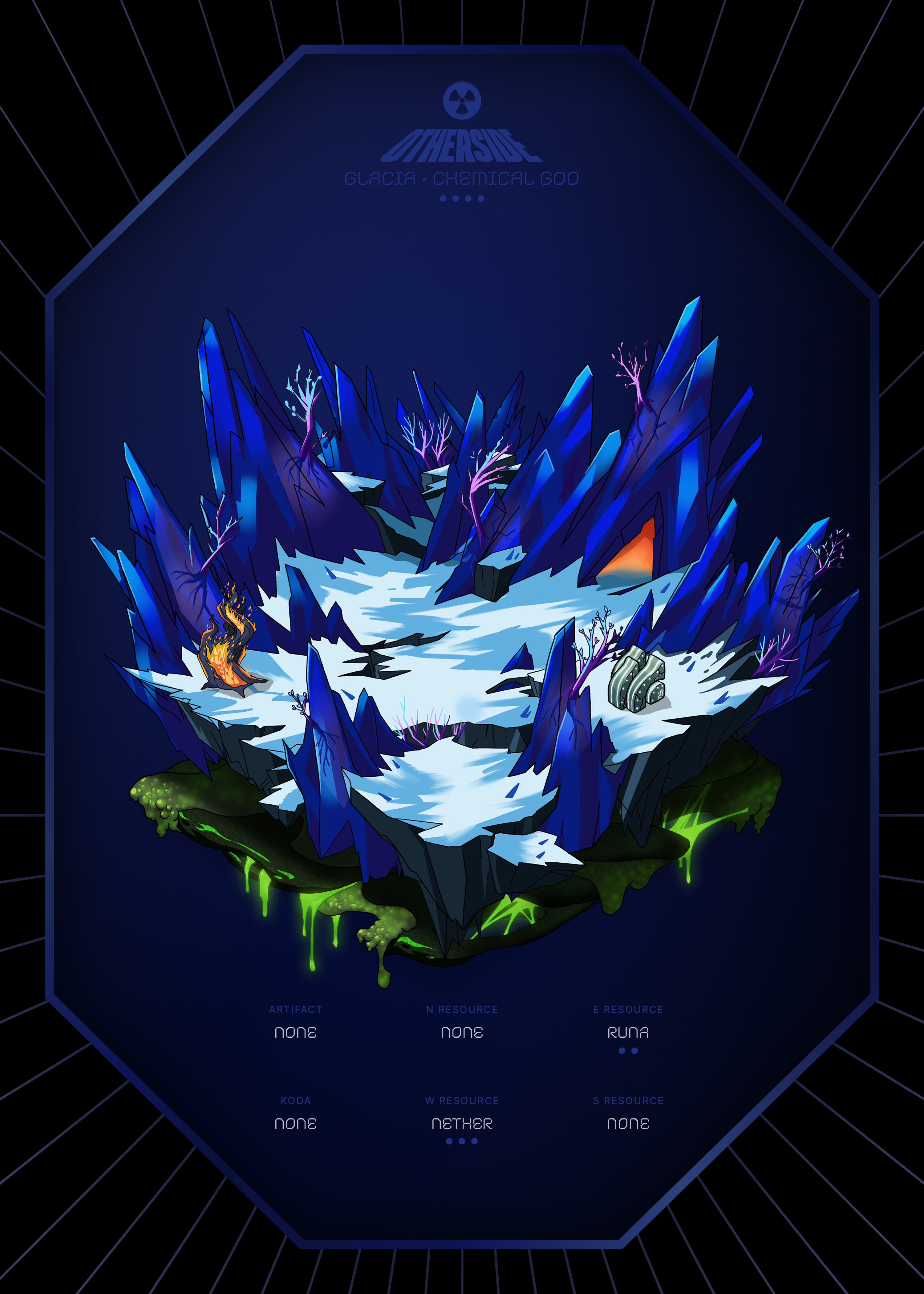 Otherdeed #13455 — Glacia