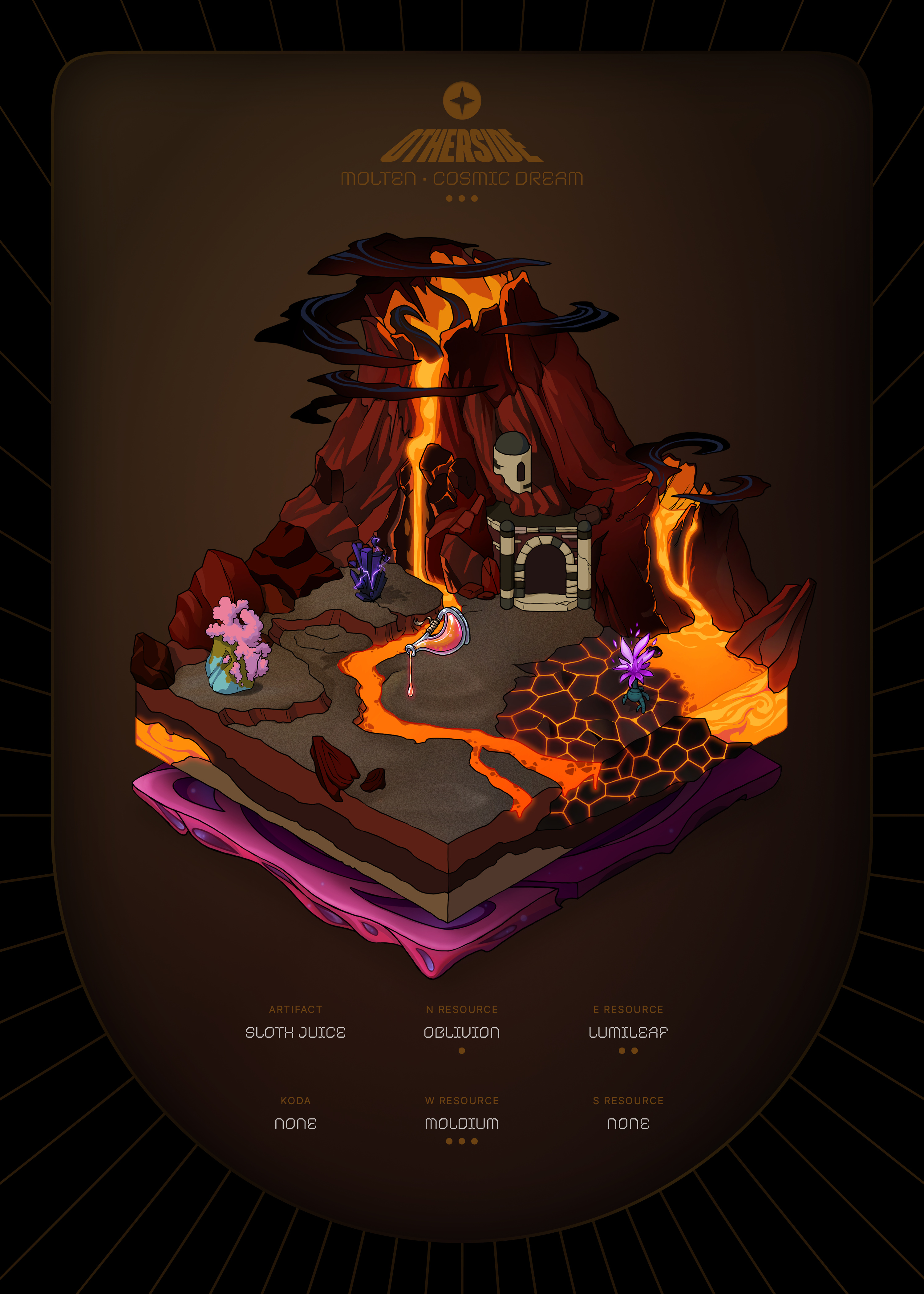 Otherdeed #92714 — Molten