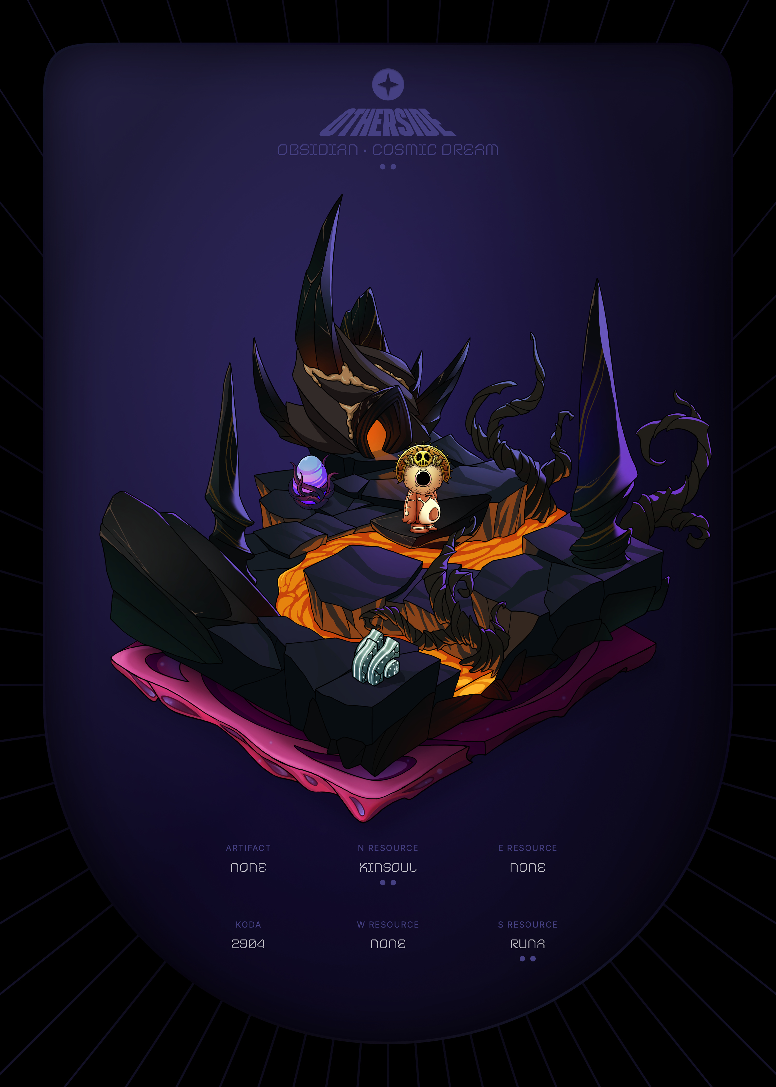 Otherdeed #30766 — Obsidian