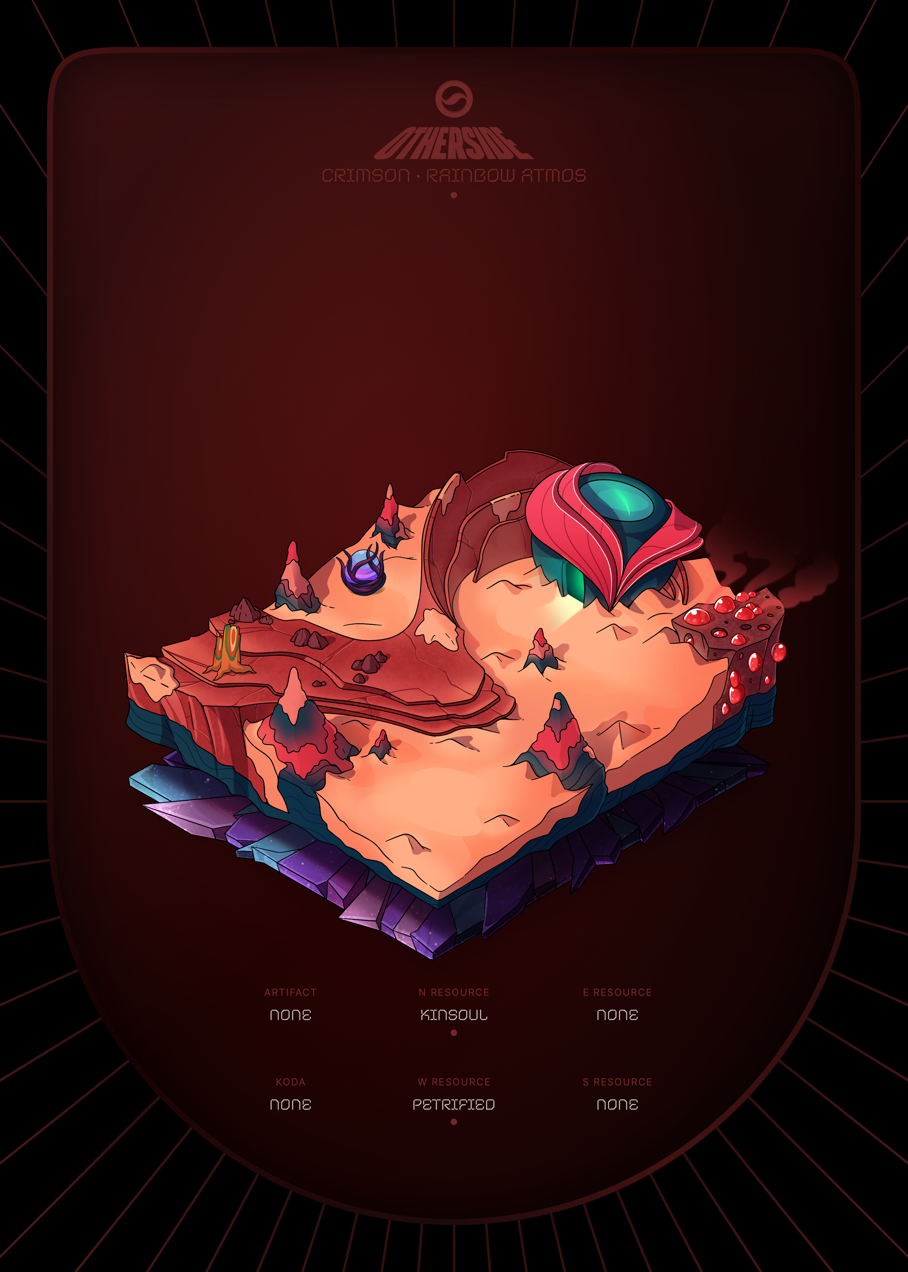 Otherdeed #75955 — Crimson