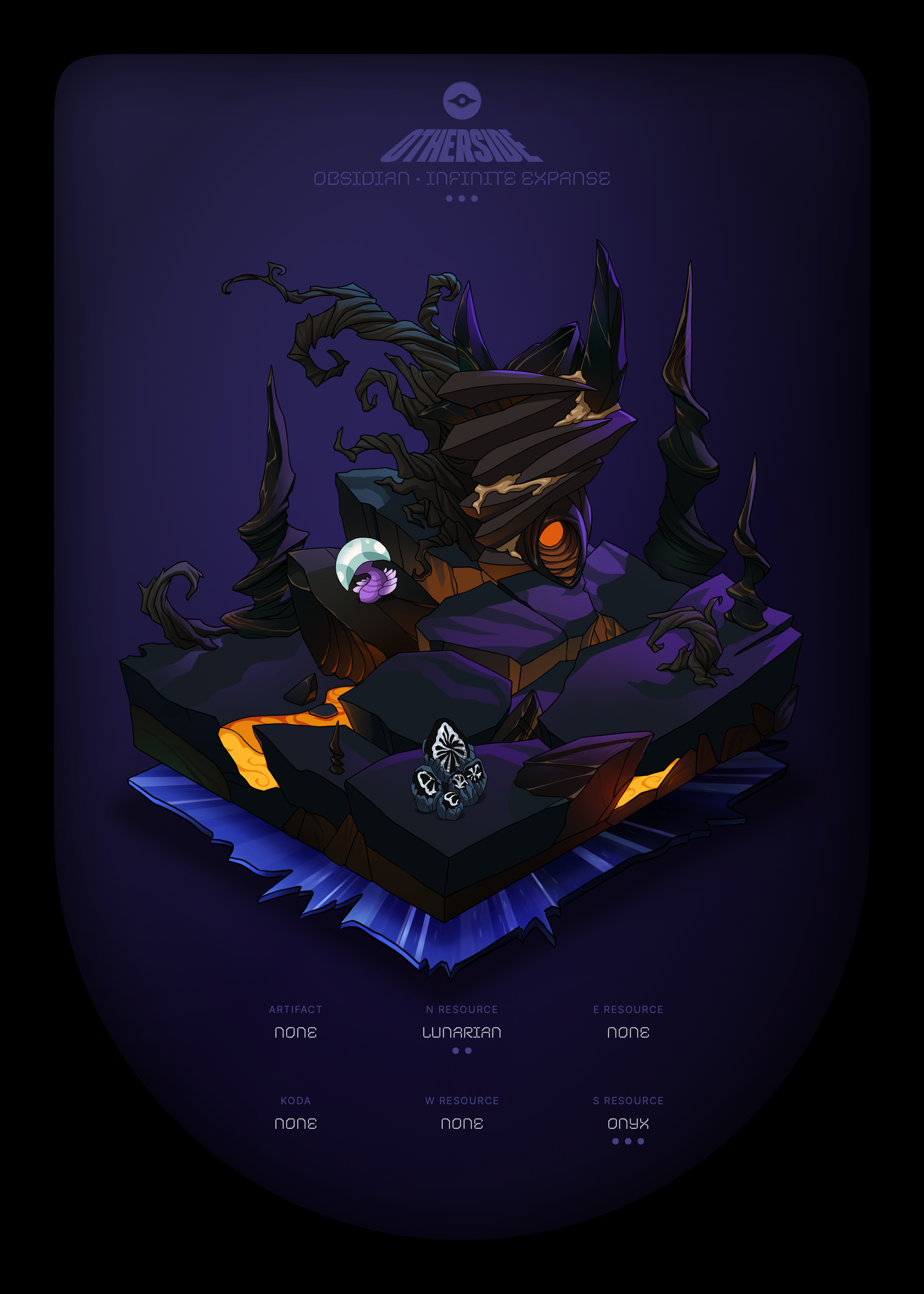 Otherdeed #46033 — Obsidian