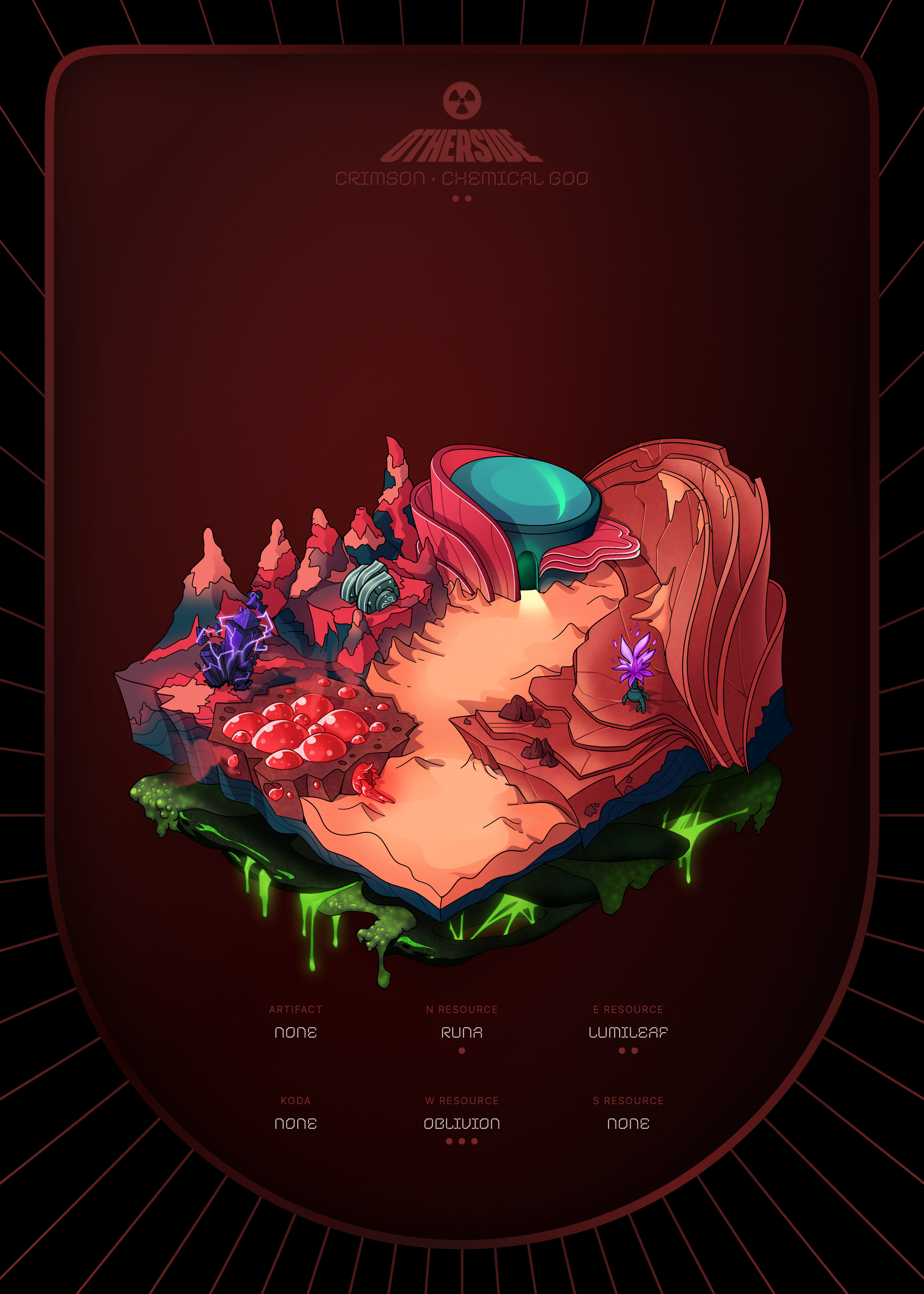Otherdeed #16648 — Crimson