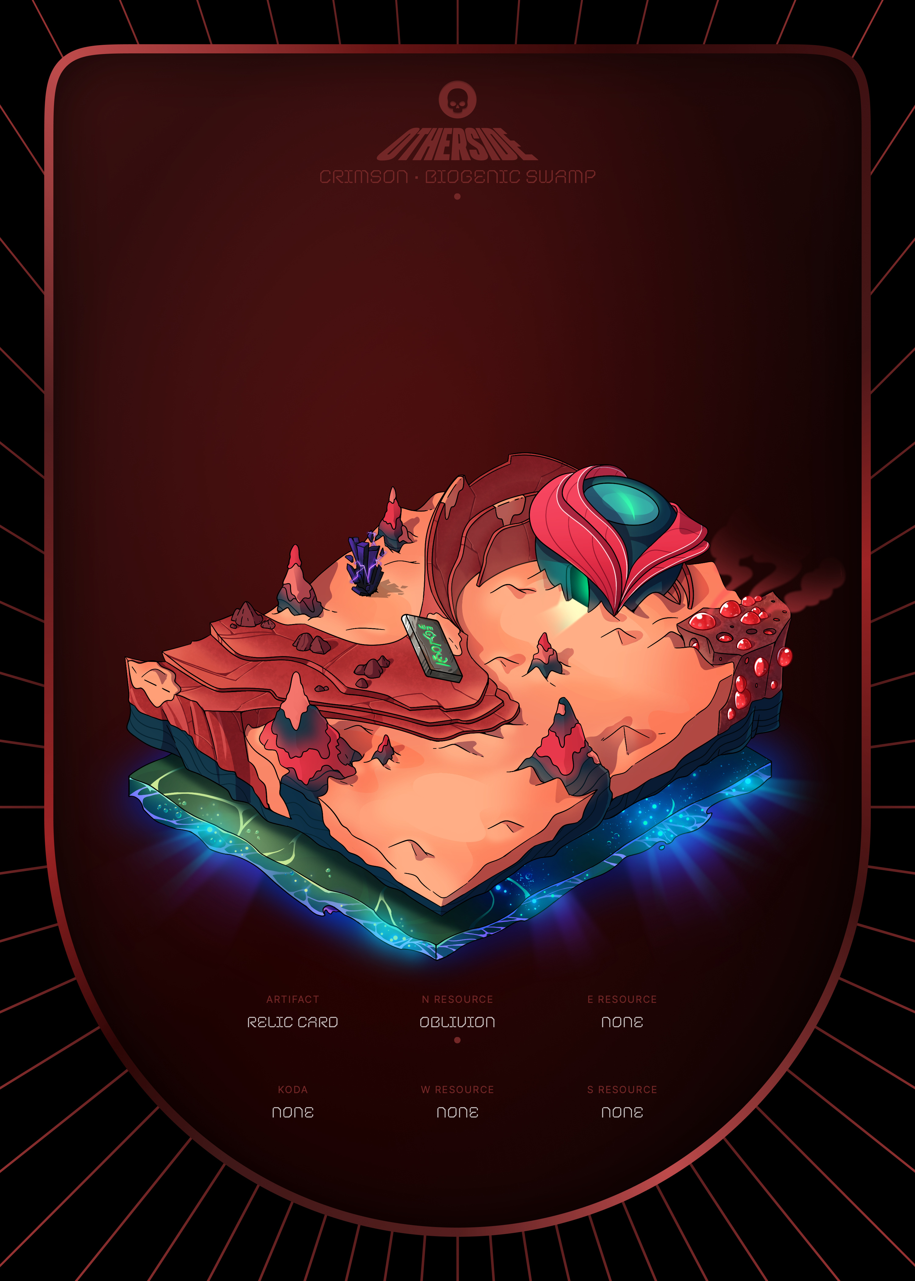 Otherdeed #9849 — Crimson