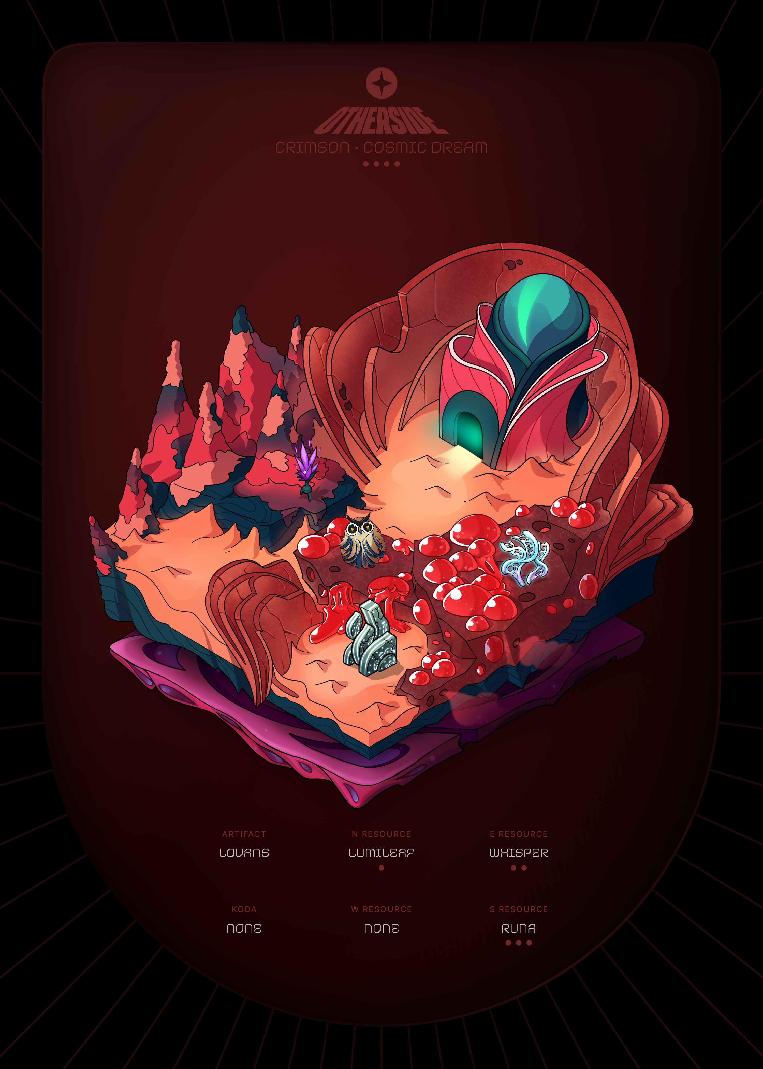 Otherdeed #92987 — Crimson
