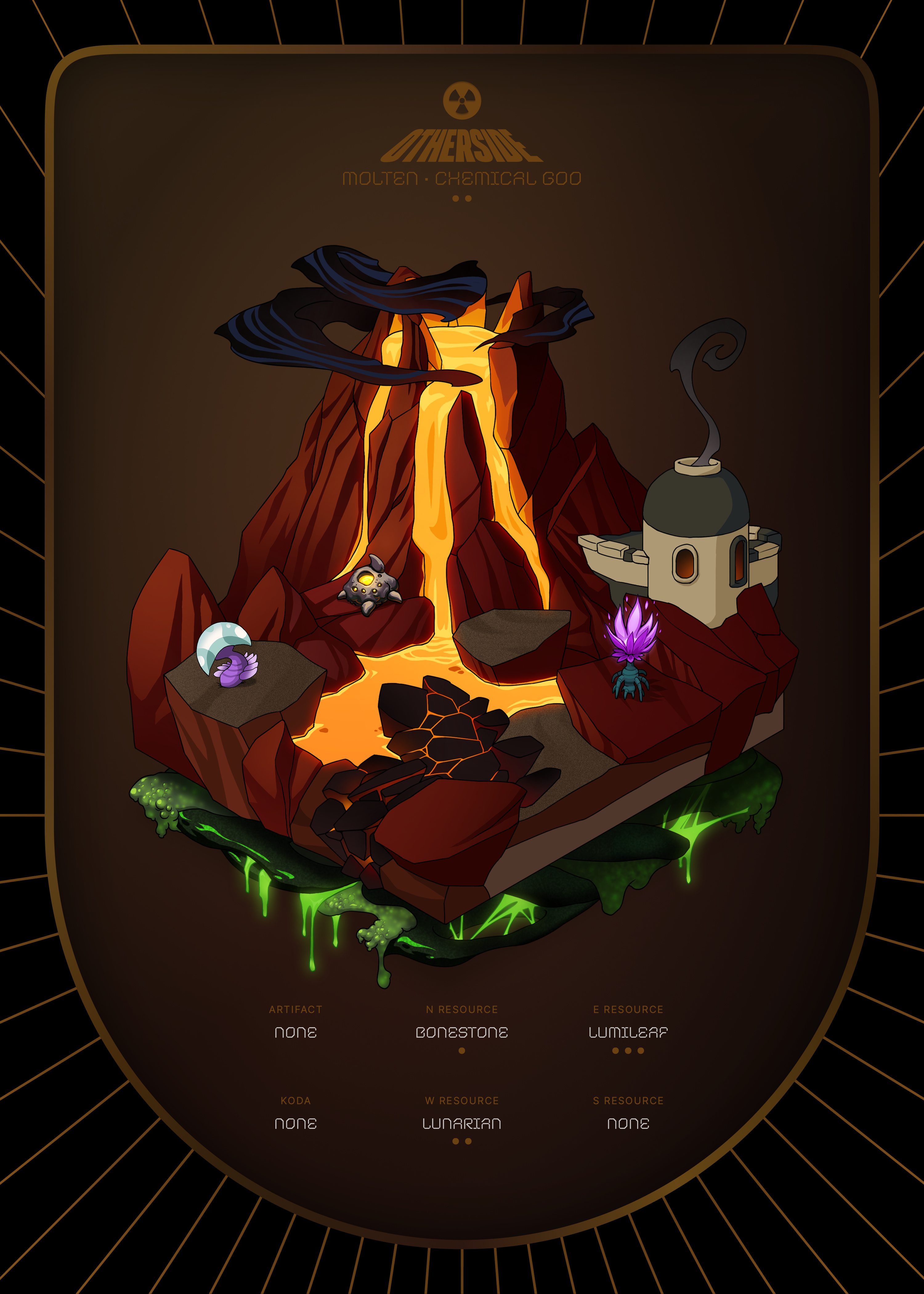 Otherdeed #10653 — Molten