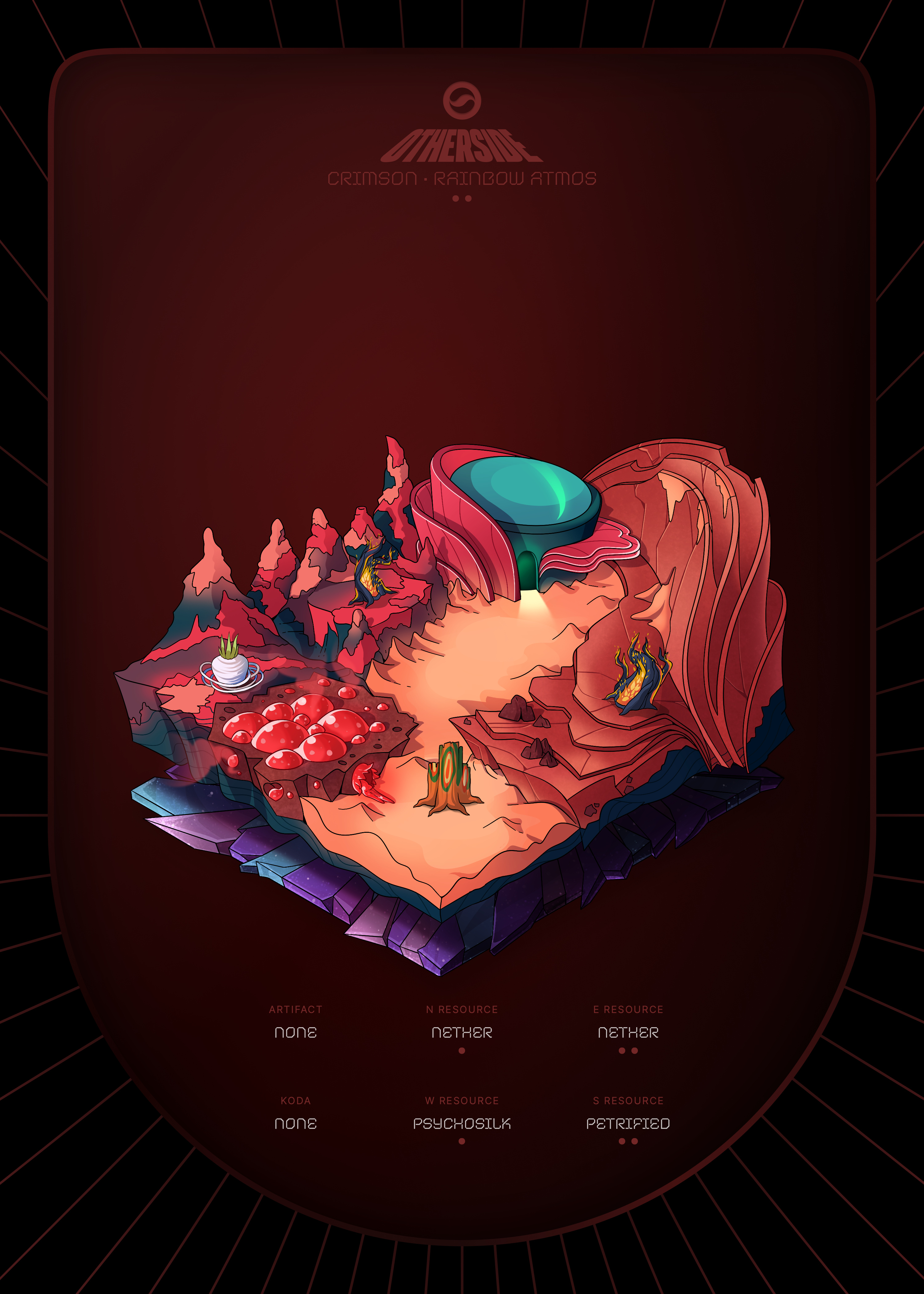 Otherdeed #66640 — Crimson