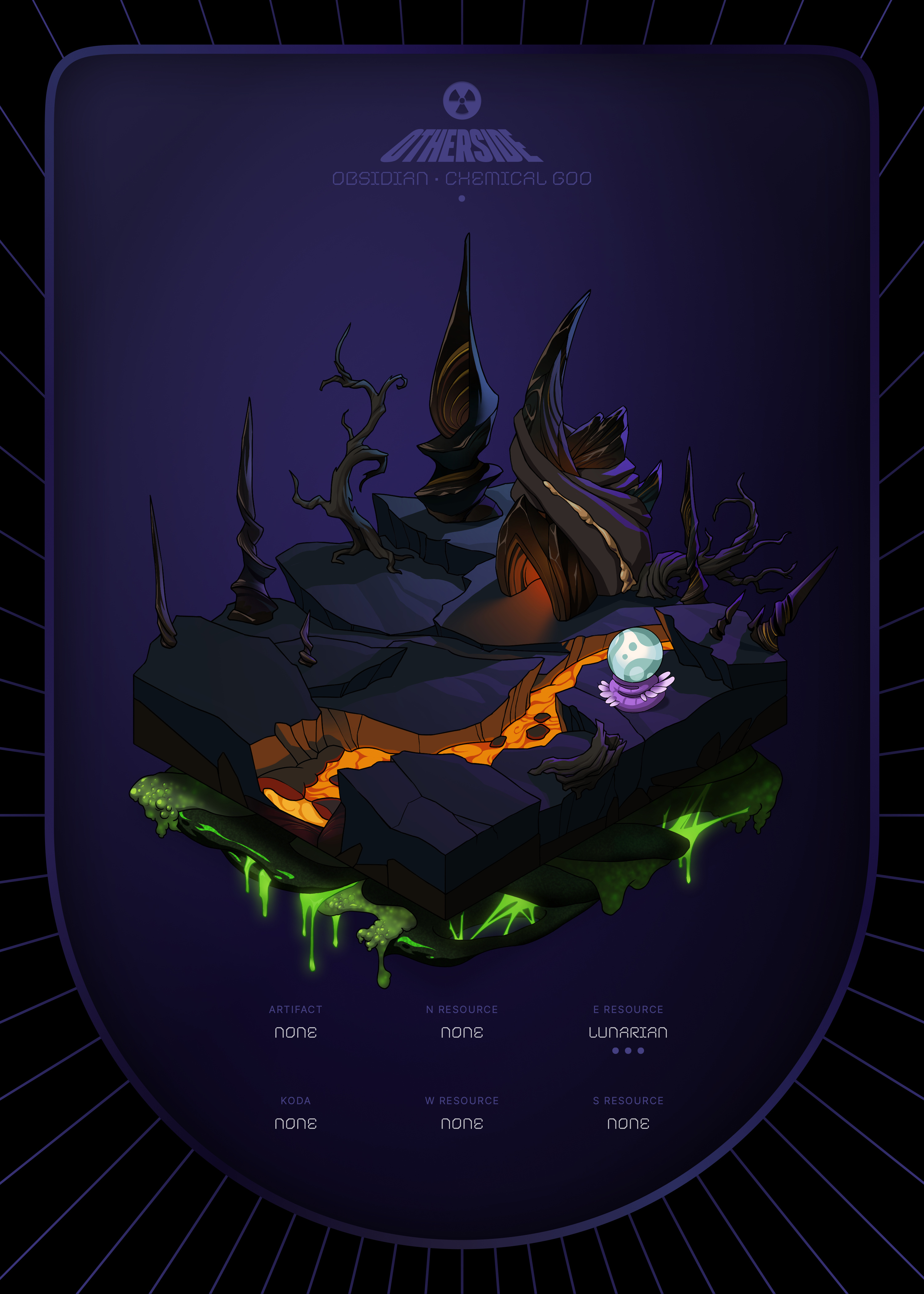 Otherdeed #16195 — Obsidian