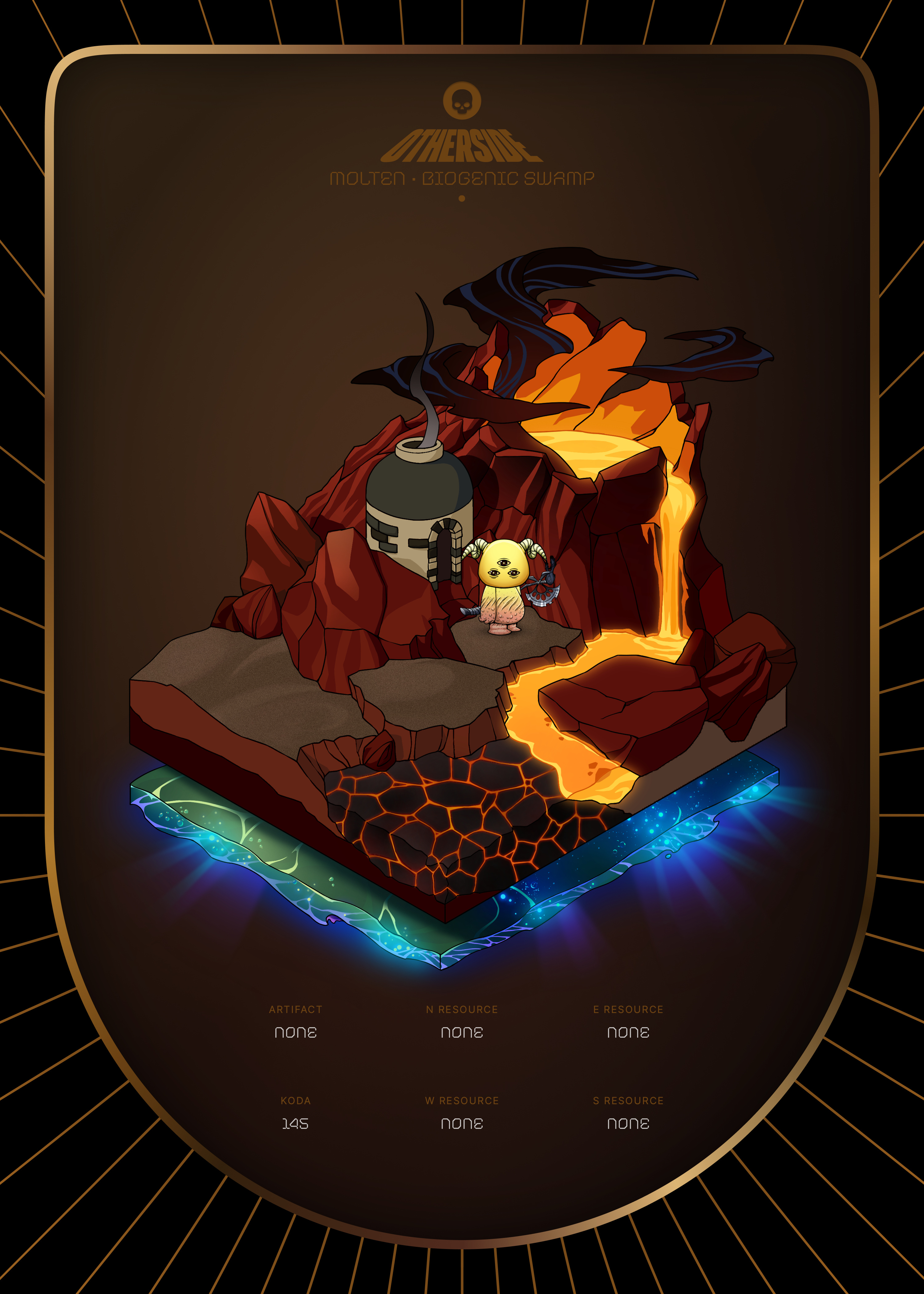 Otherdeed #2096 — Molten