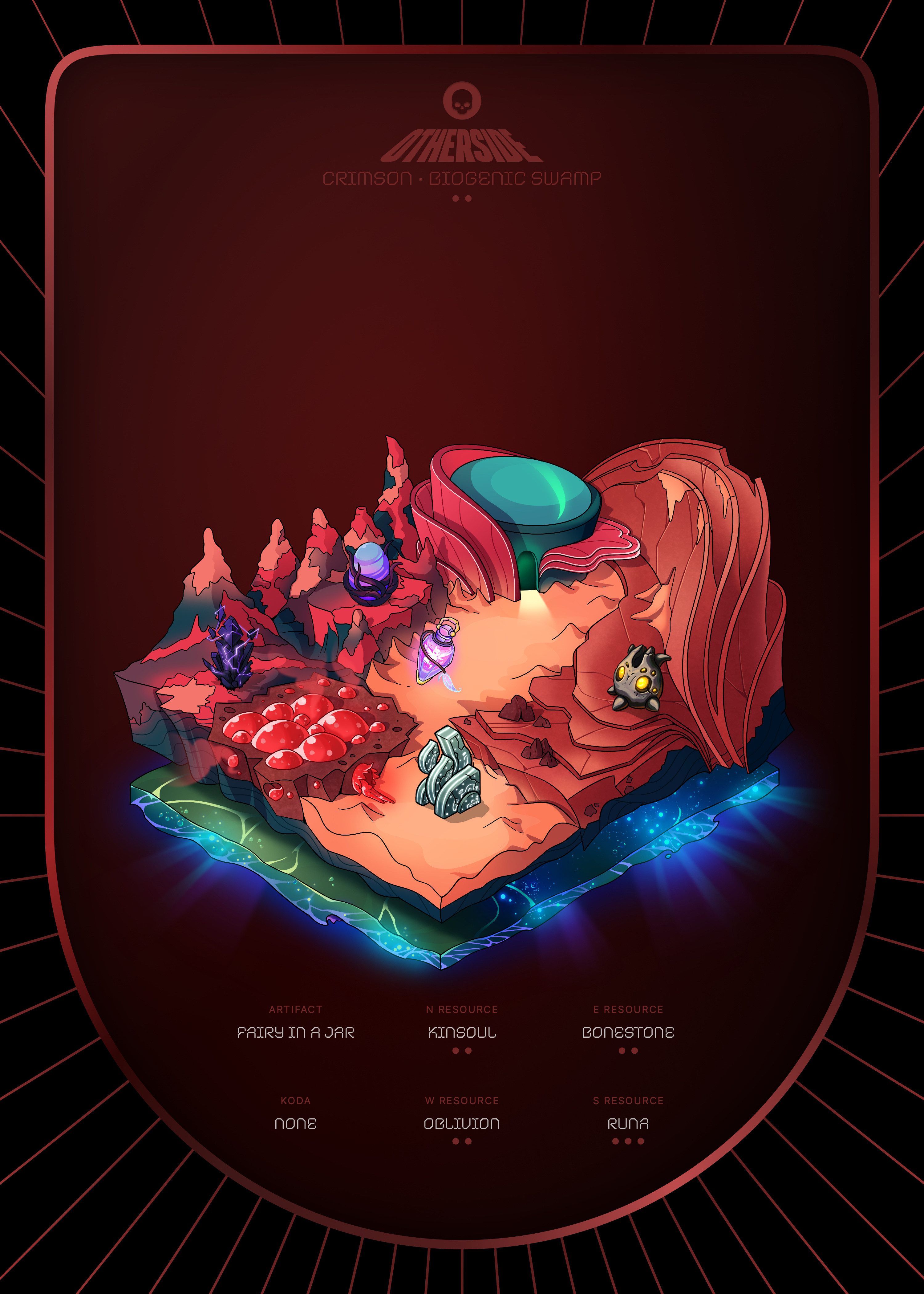 Otherdeed #3260 — Crimson