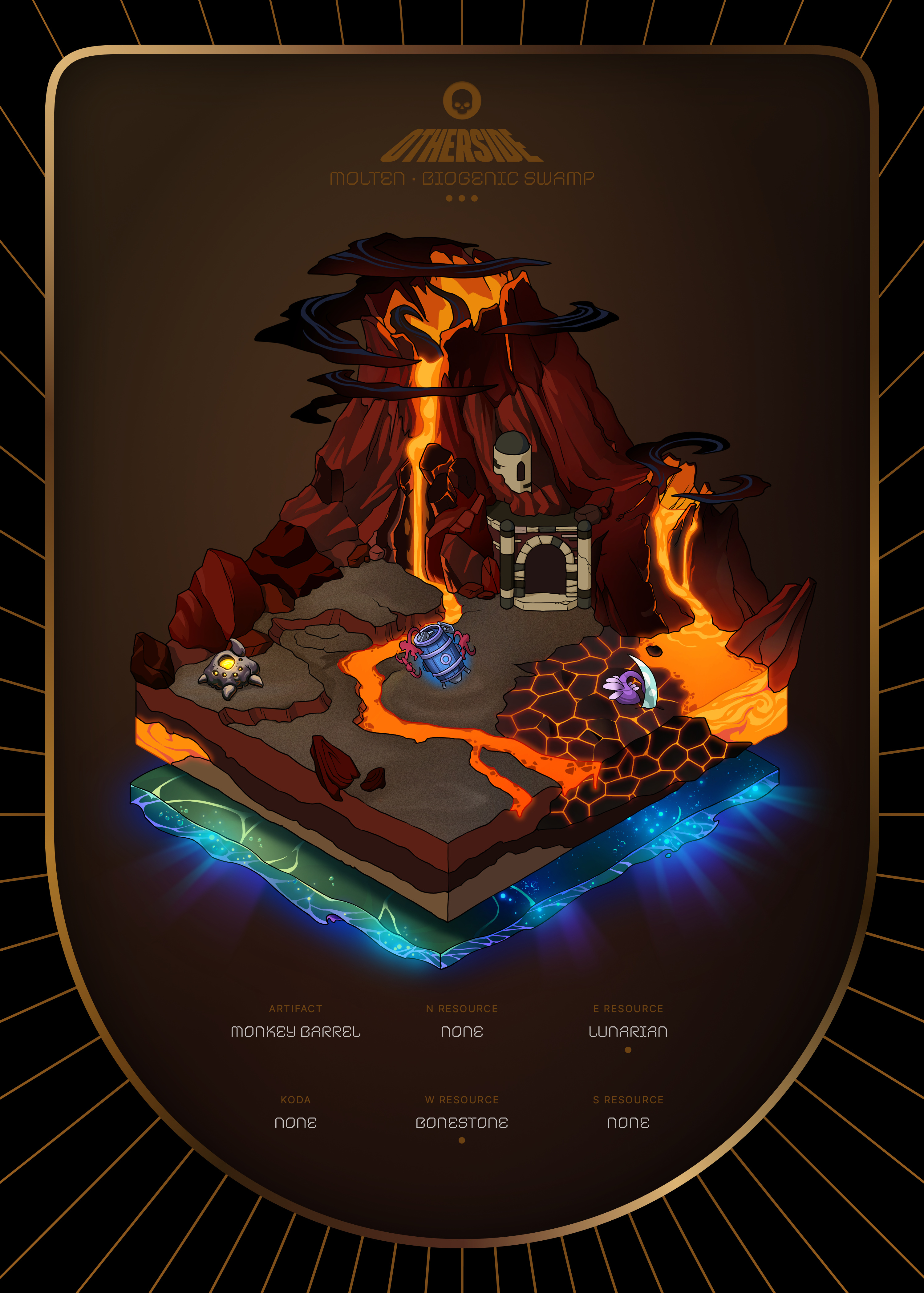 Otherdeed #6858 — Molten