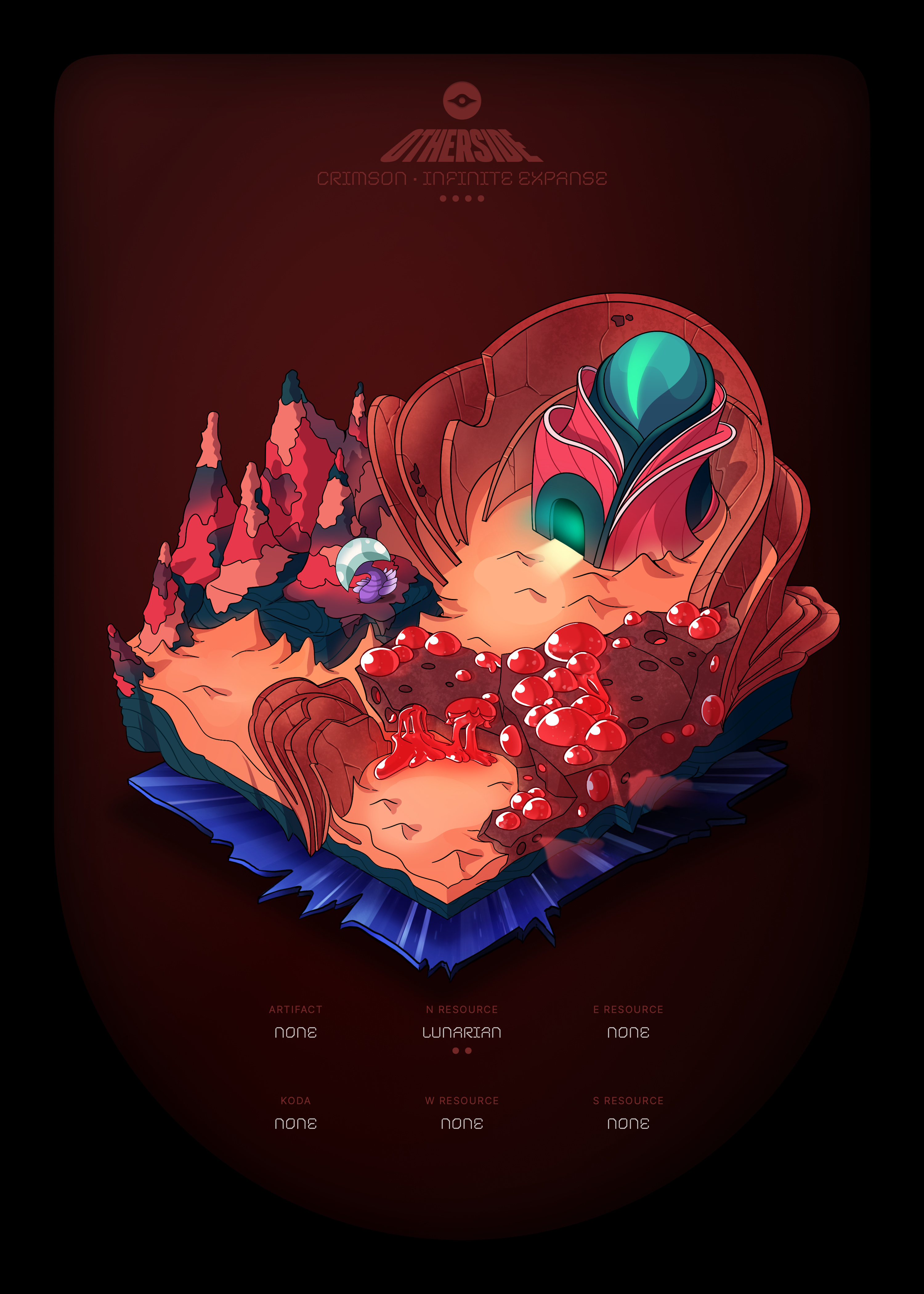 Otherdeed #50126 — Crimson