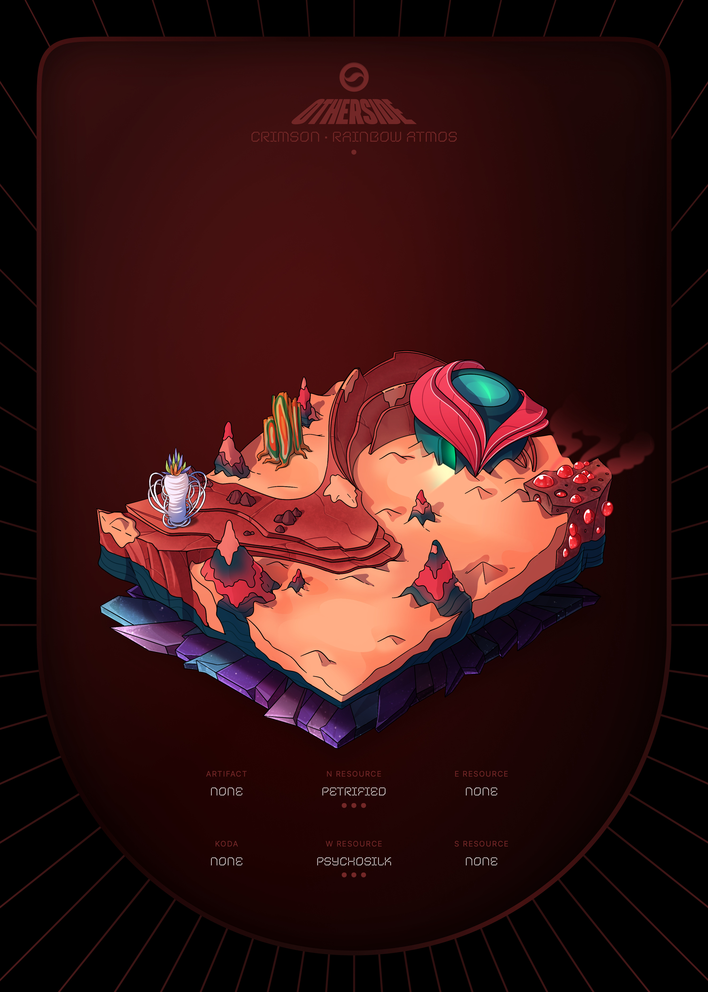 Otherdeed #75061 — Crimson
