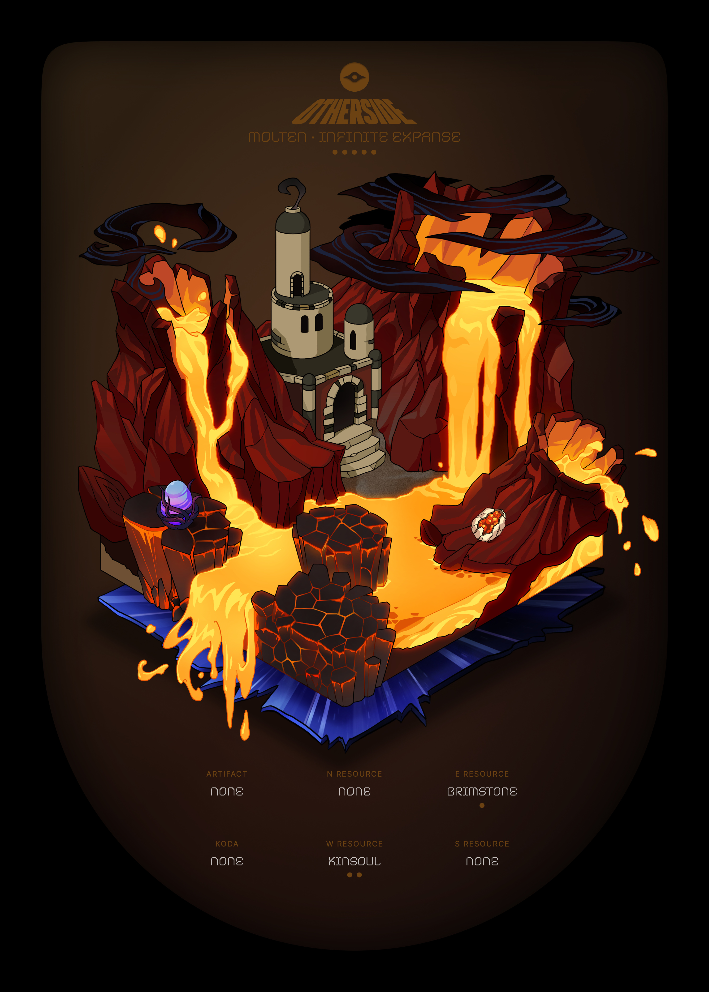 Otherdeed #50800 — Molten