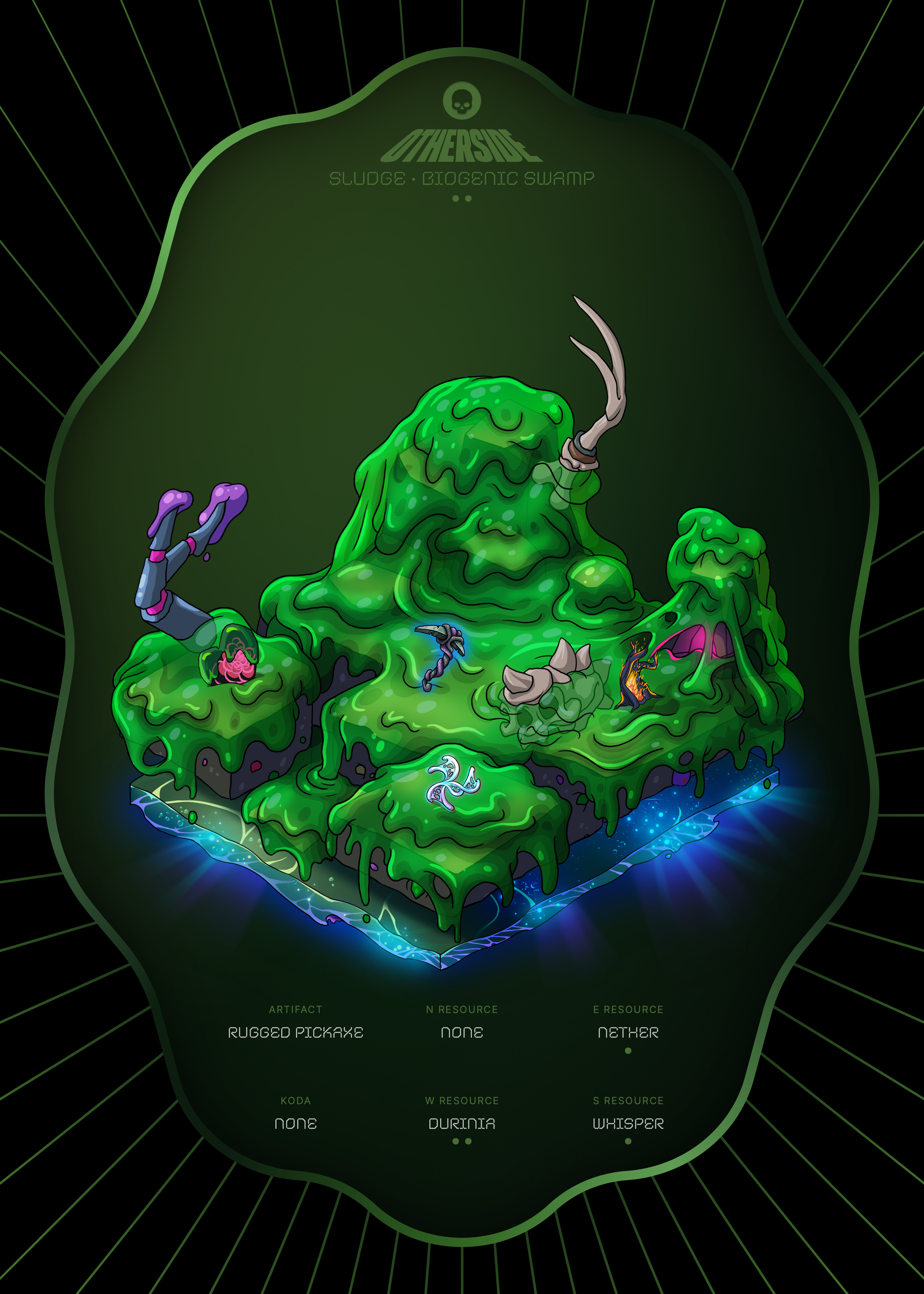 Otherdeed #7818 — Sludge