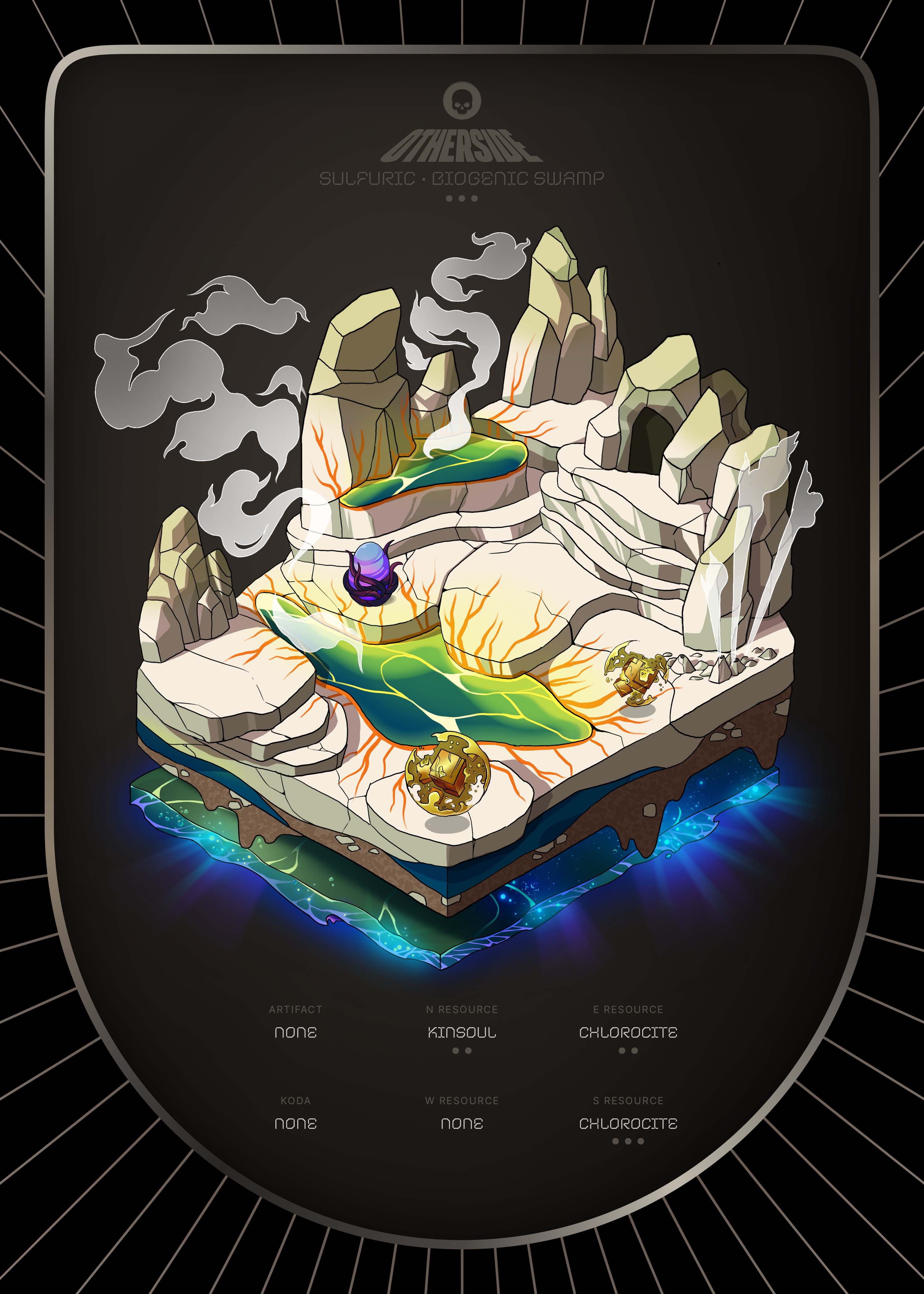 Otherdeed #5132 — Sulfuric