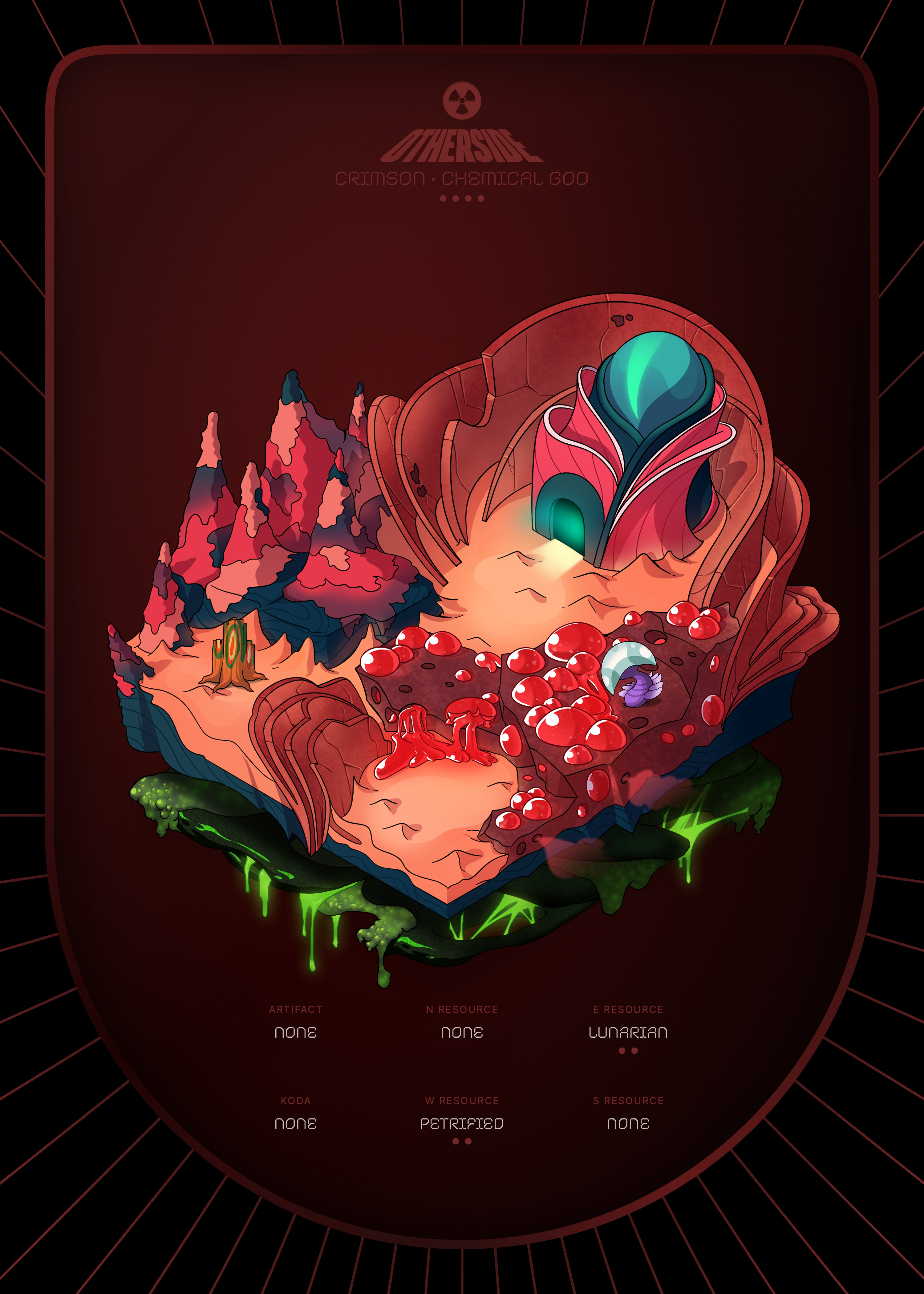 Otherdeed #11339 — Crimson