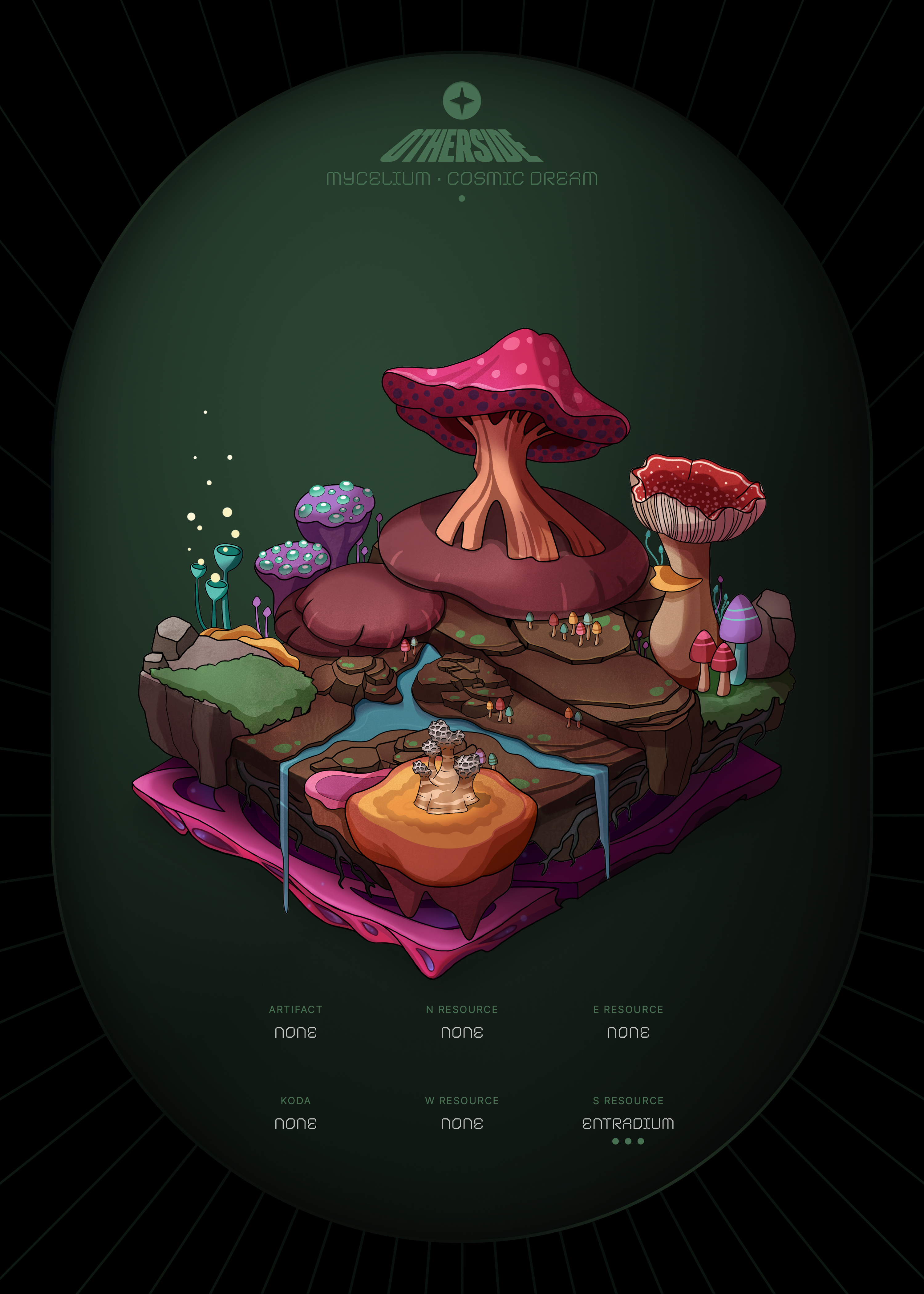 Otherdeed #98528 — Mycelium