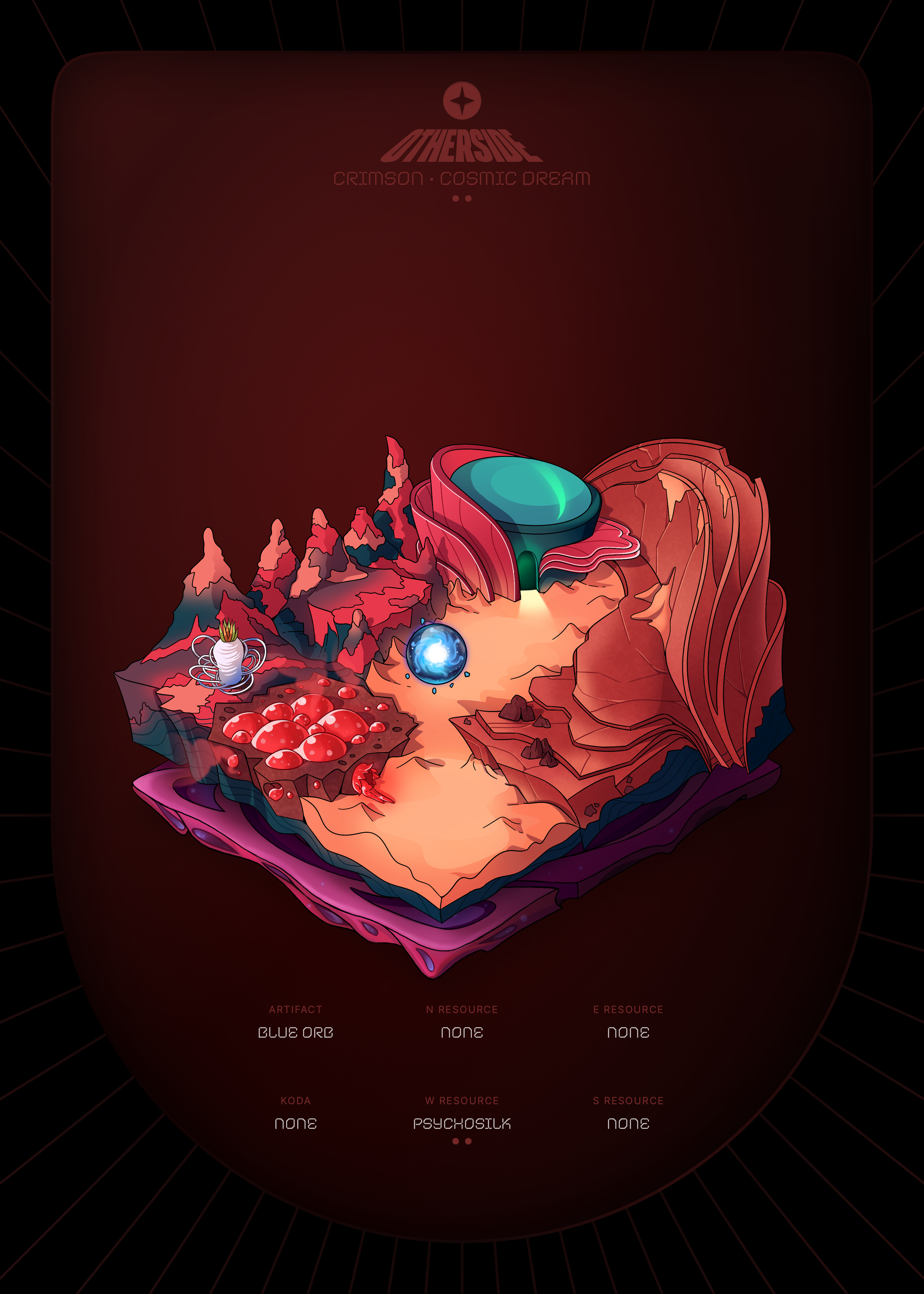 Otherdeed #91347 — Crimson