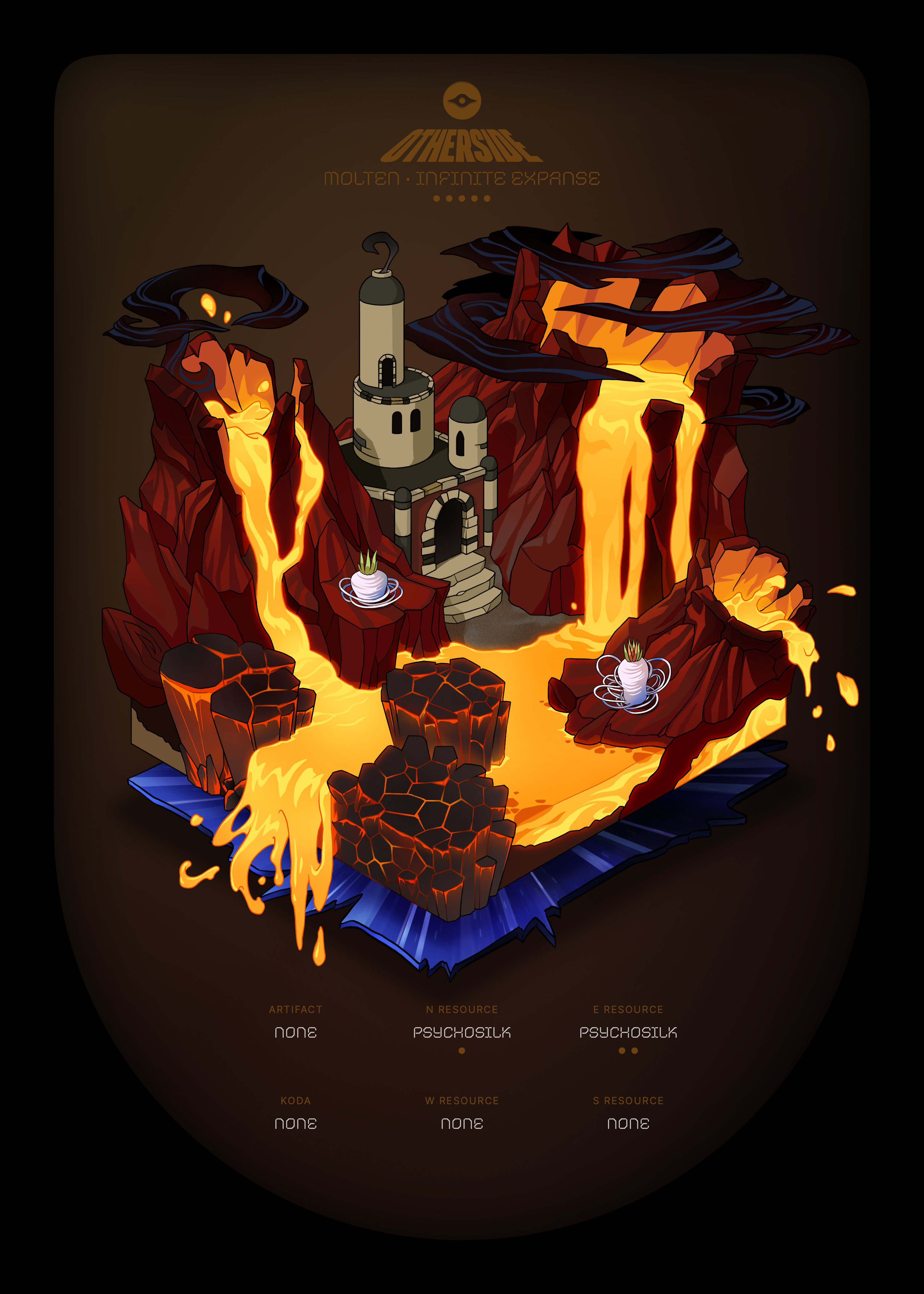 Otherdeed #56110 — Molten