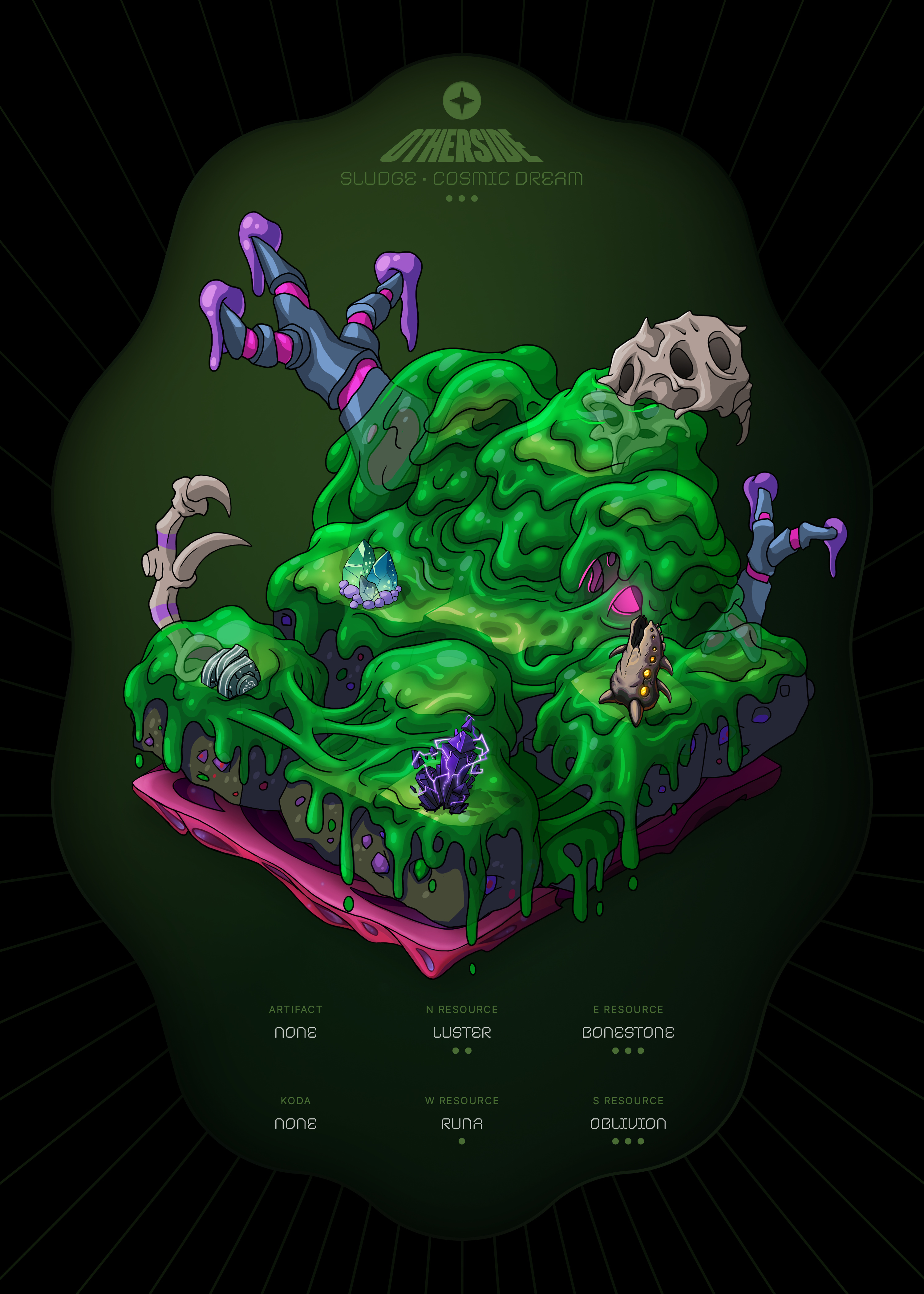 Otherdeed #94811 — Sludge