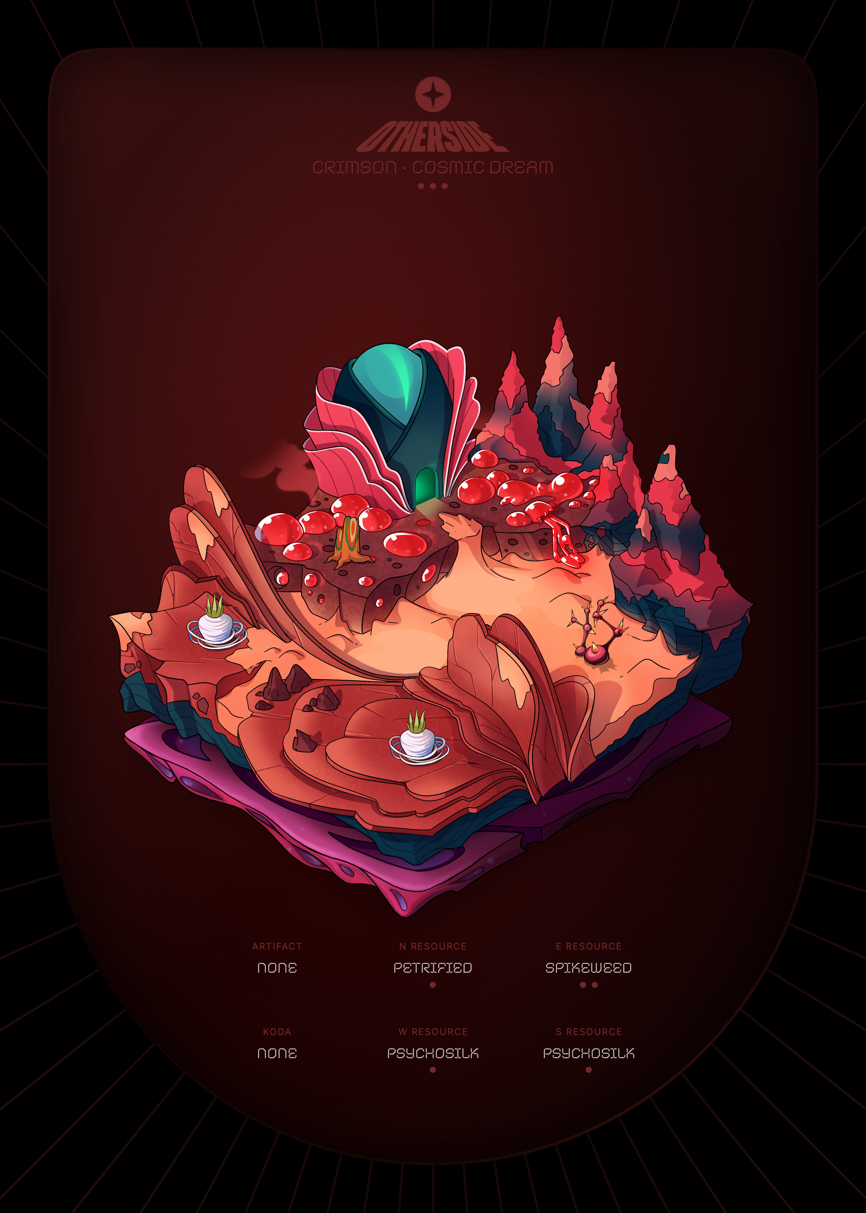 Otherdeed #93272 — Crimson