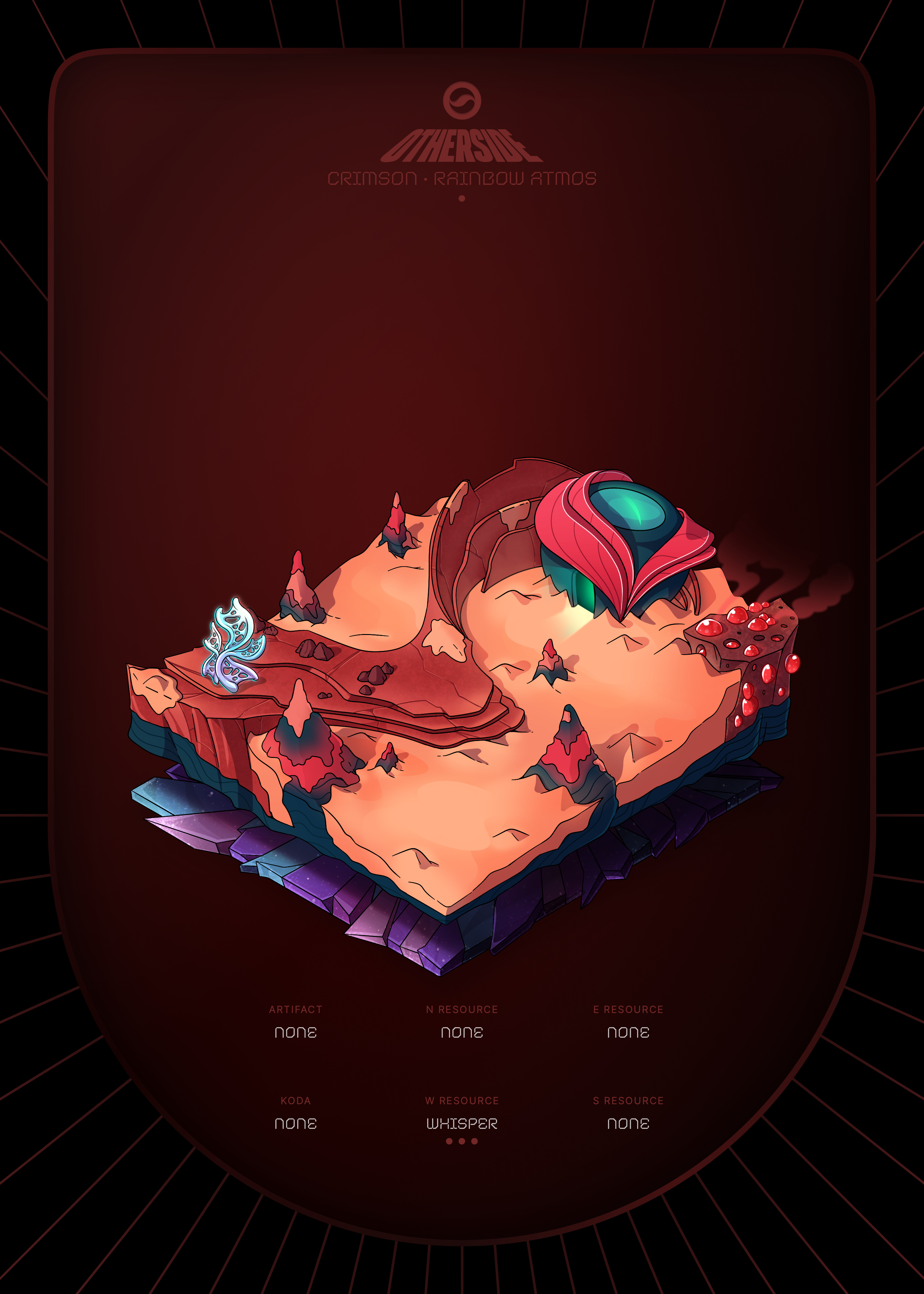 Otherdeed #80218 — Crimson