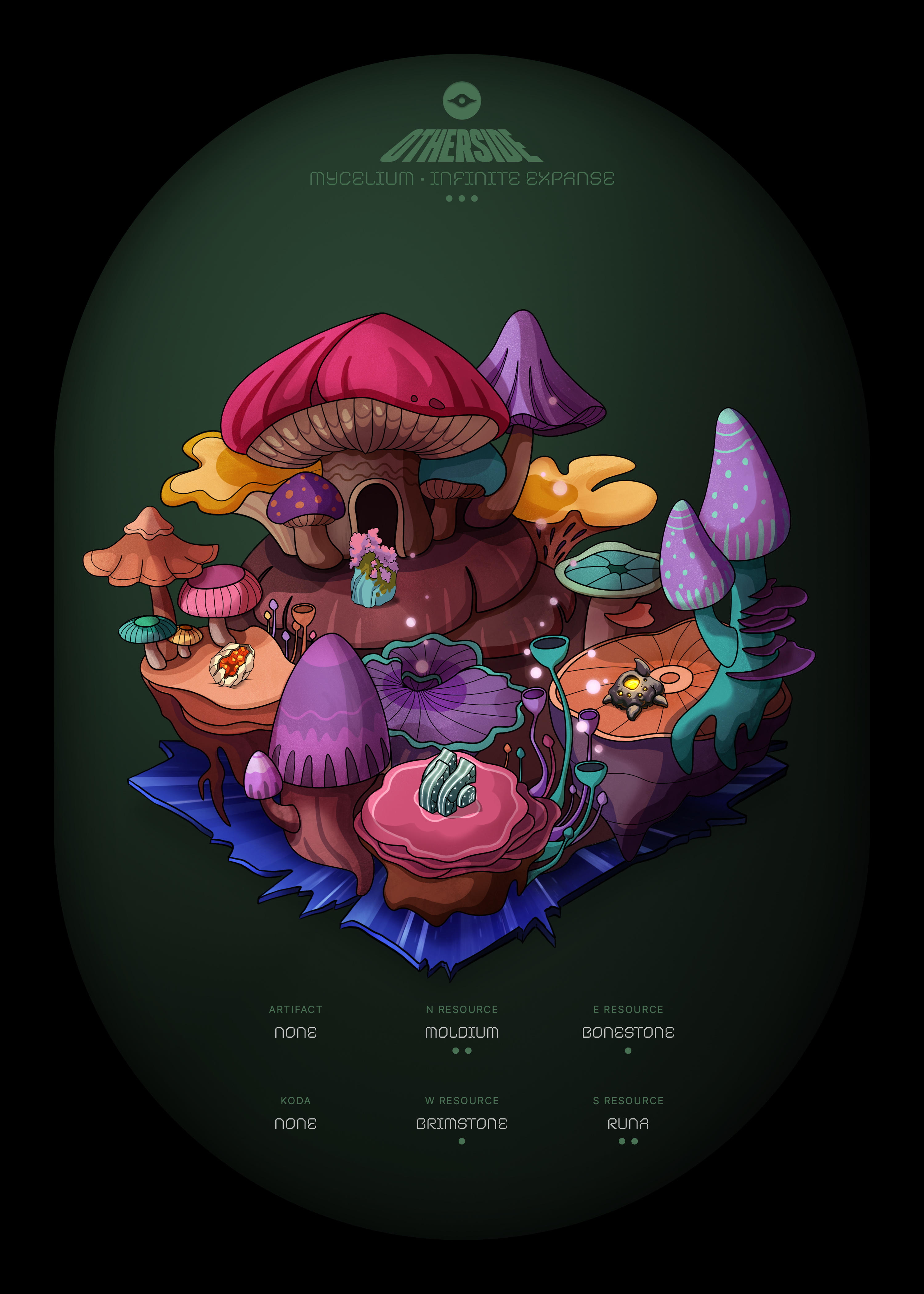 Otherdeed #56965 — Mycelium