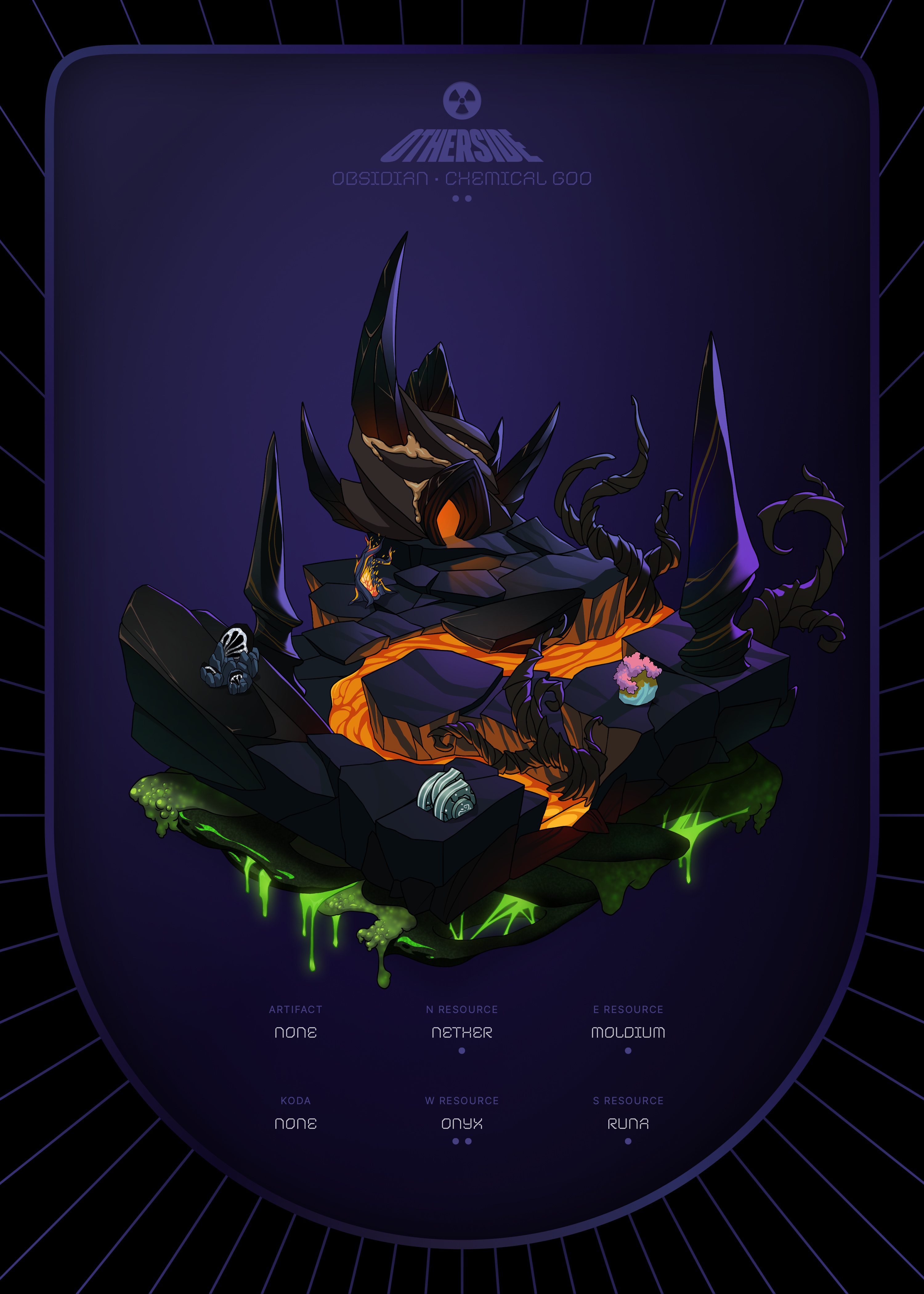 Otherdeed #18453 — Obsidian