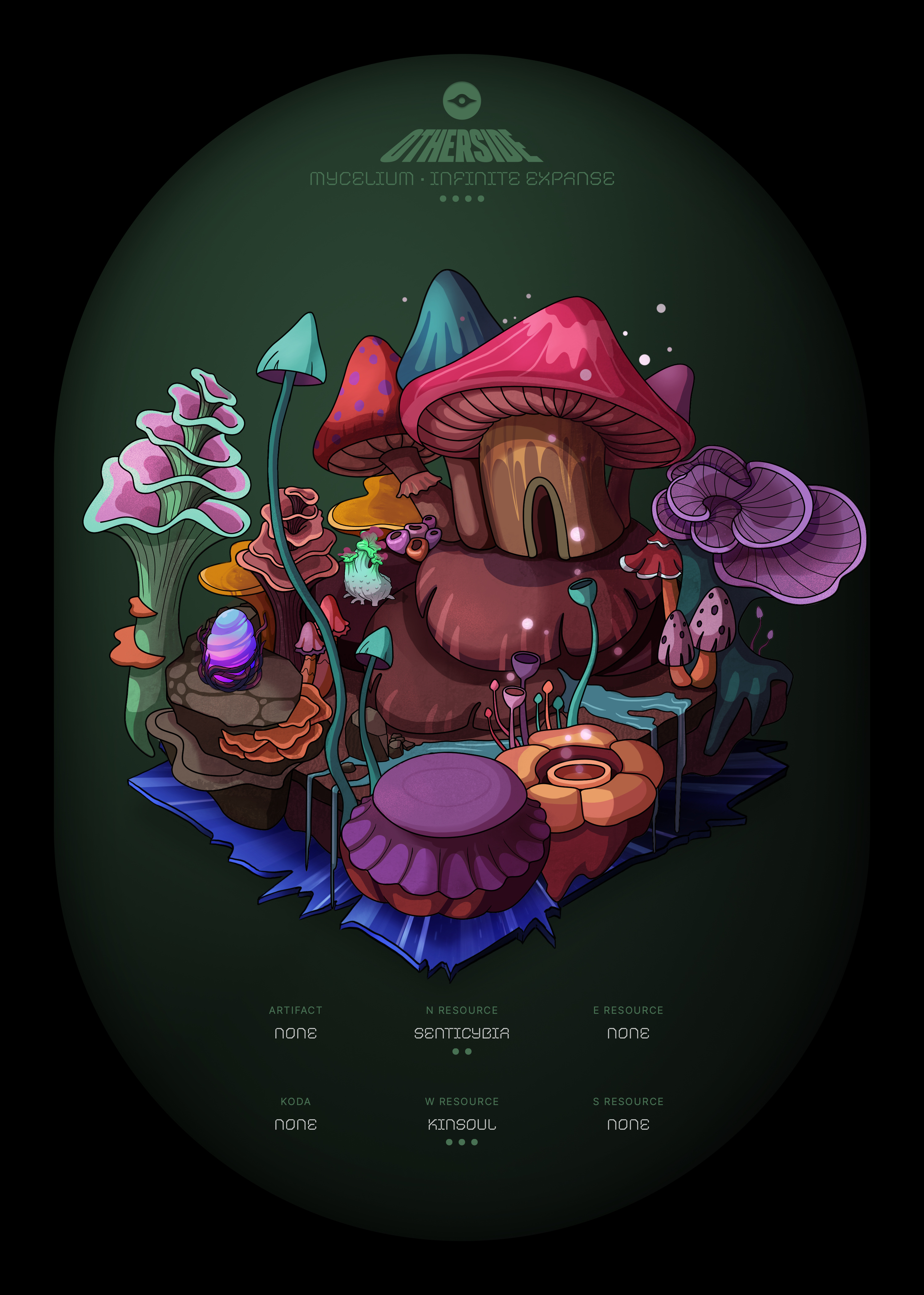 Otherdeed #61773 — Mycelium