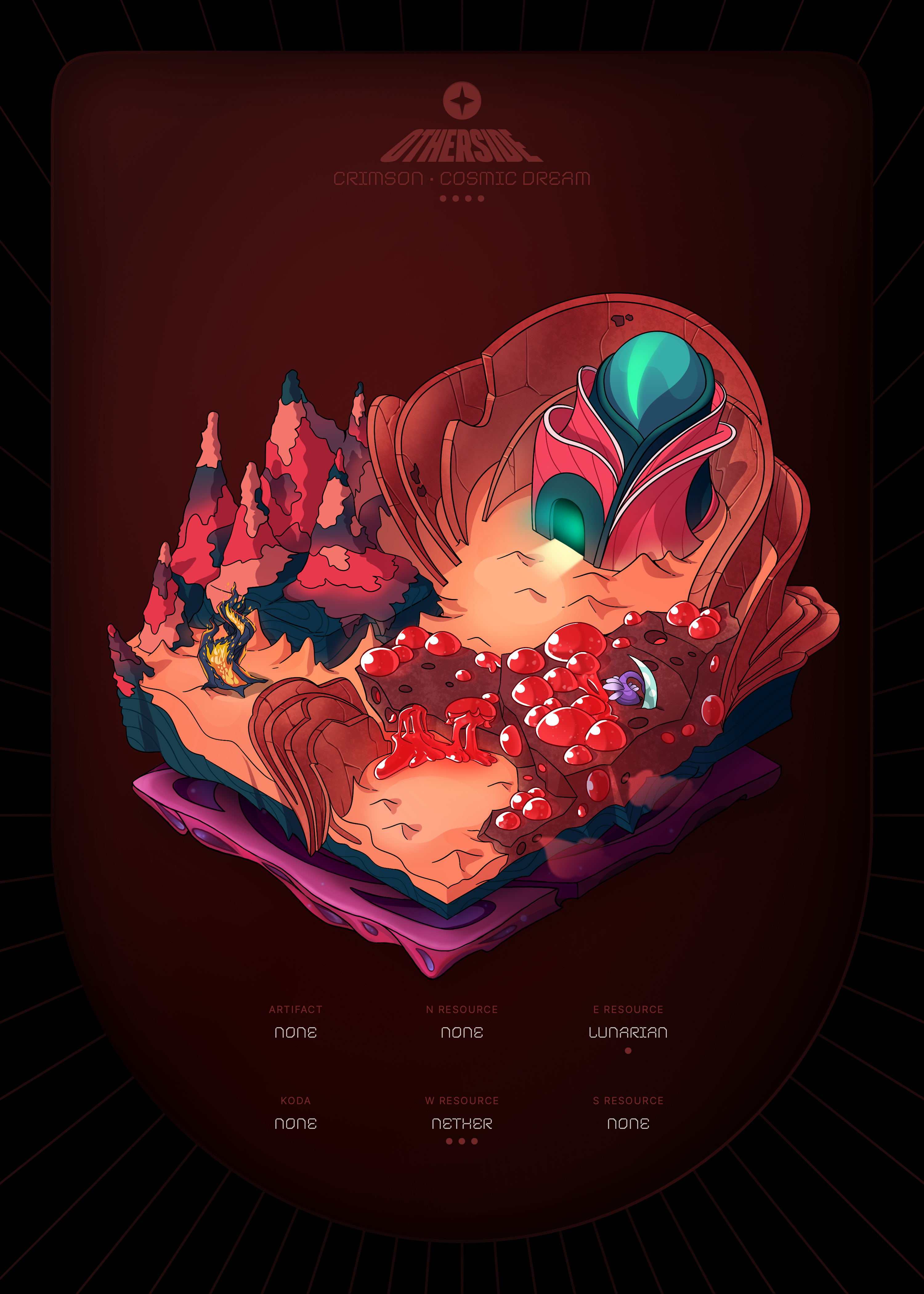 Otherdeed #30565 — Crimson