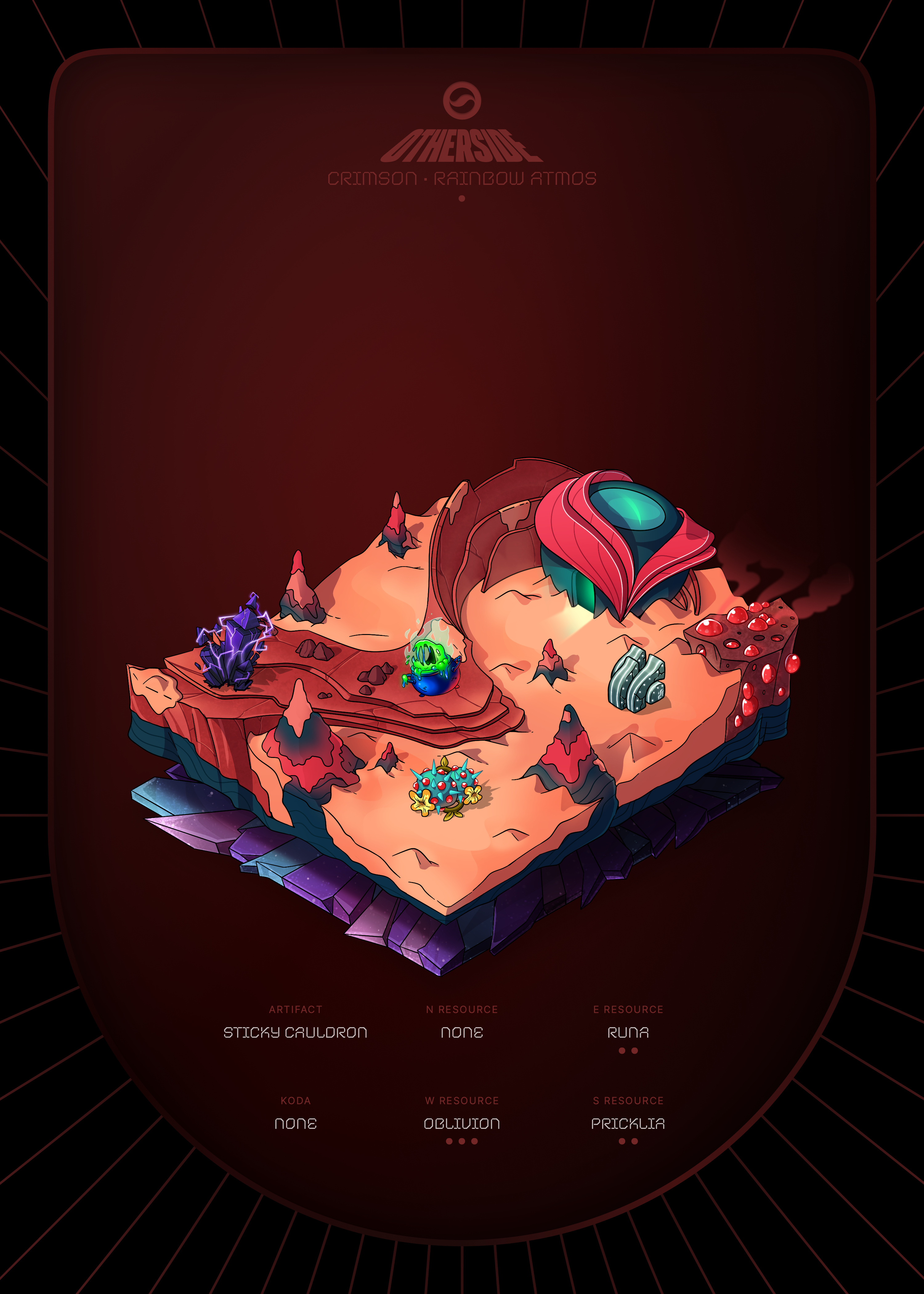 Otherdeed #76421 — Crimson