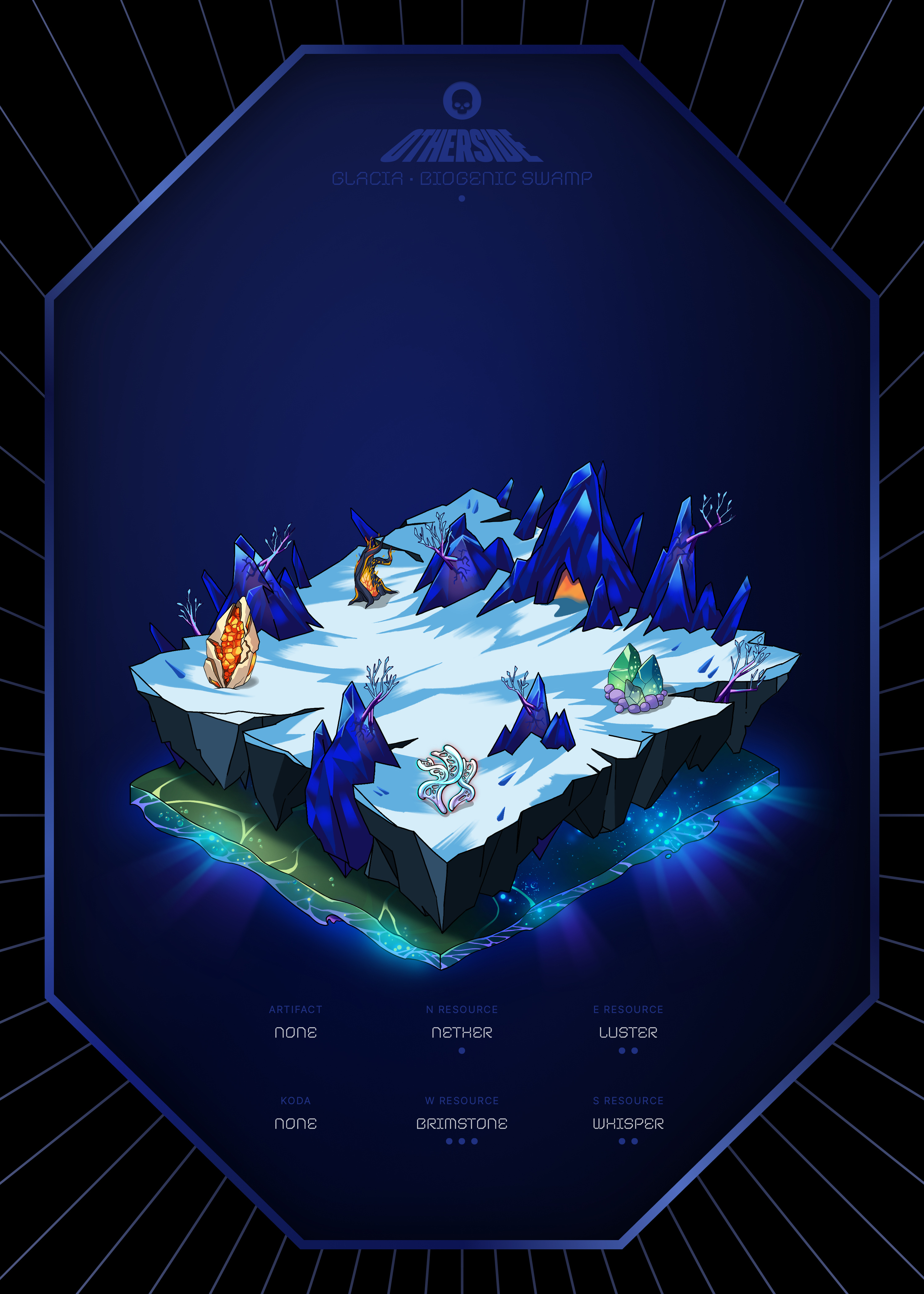 Otherdeed #8909 — Glacia