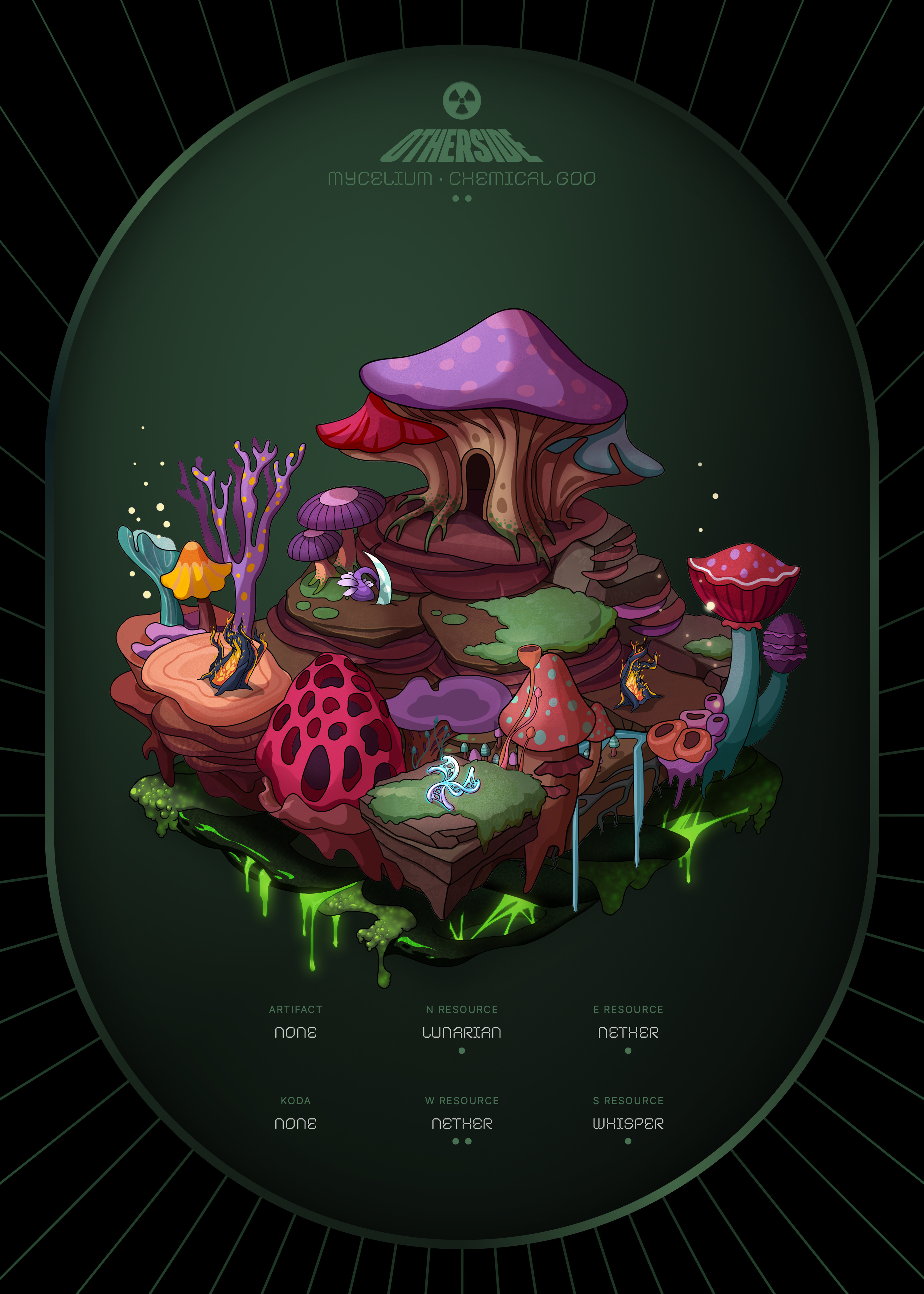 Otherdeed #15036 — Mycelium