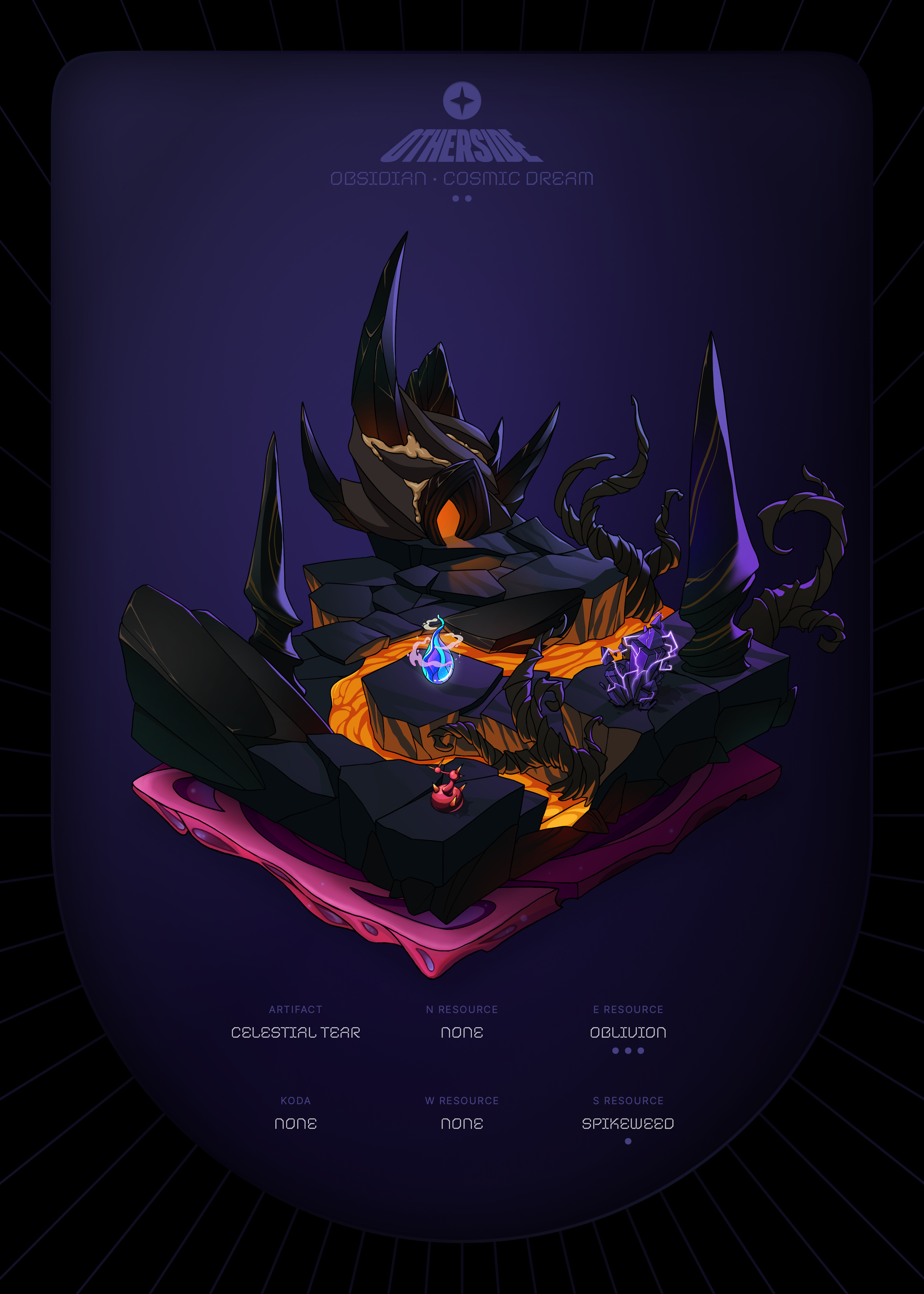 Otherdeed #34208 — Obsidian