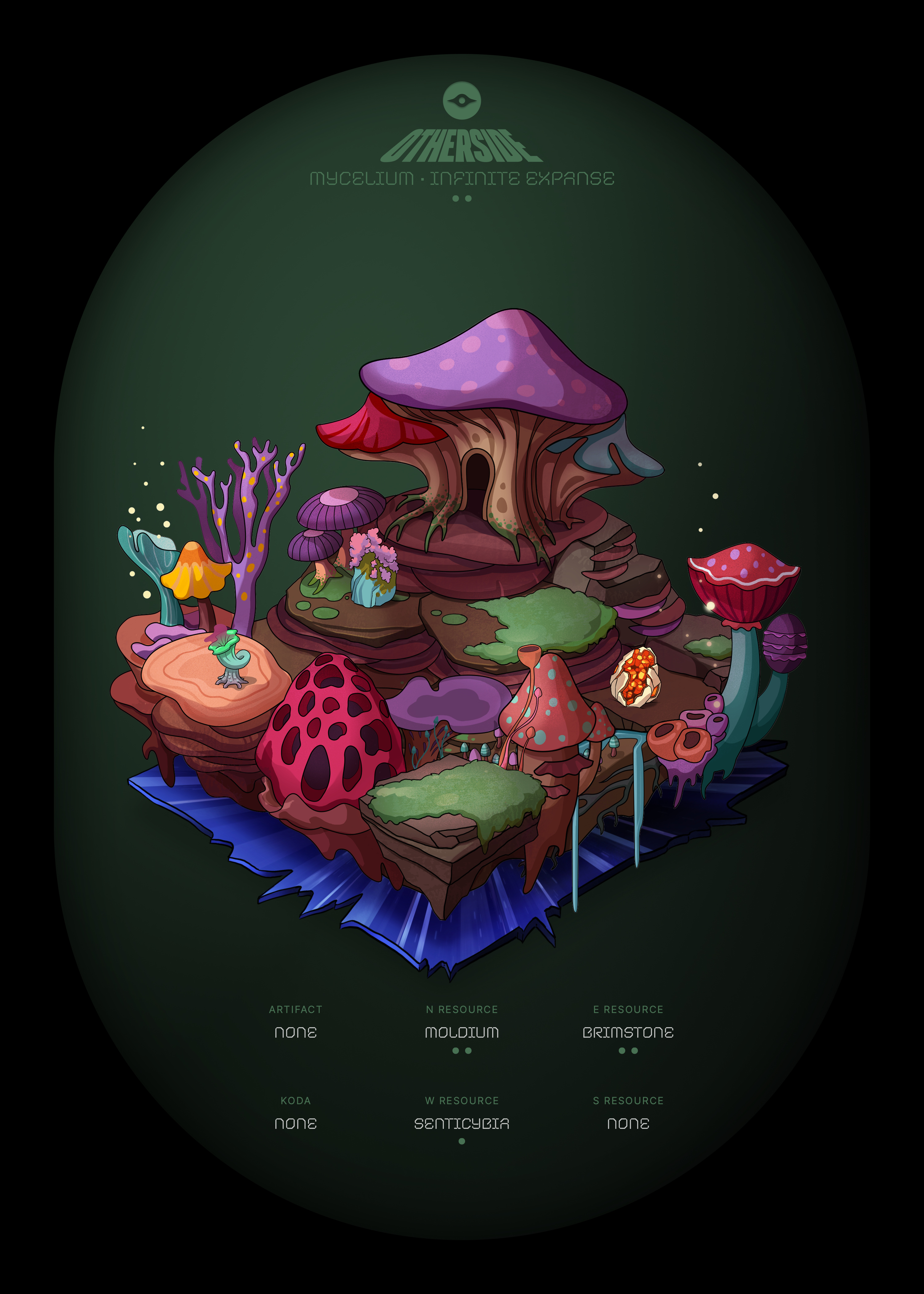 Otherdeed #54930 — Mycelium