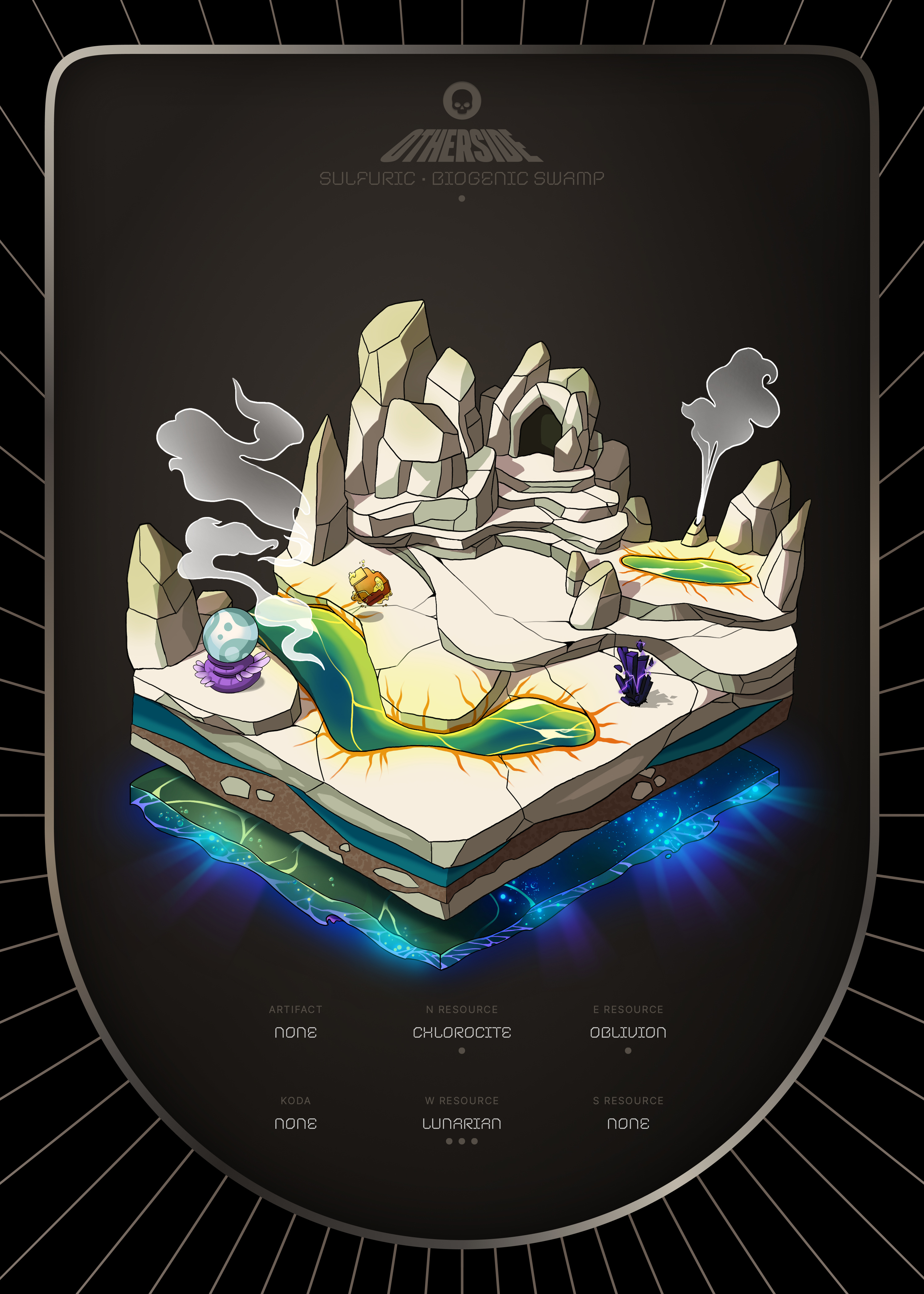 Otherdeed #3507 — Sulfuric
