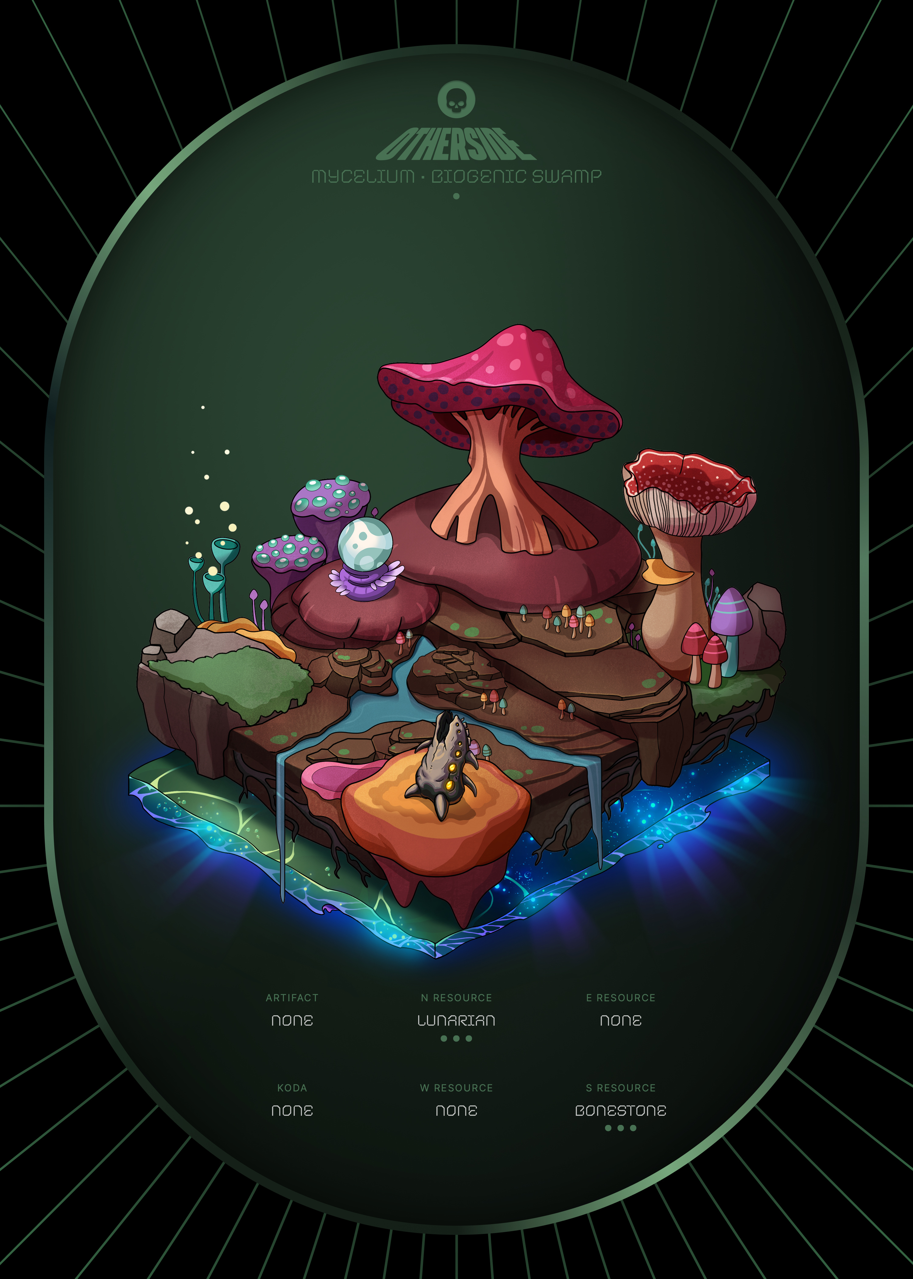 Otherdeed #9607 — Mycelium