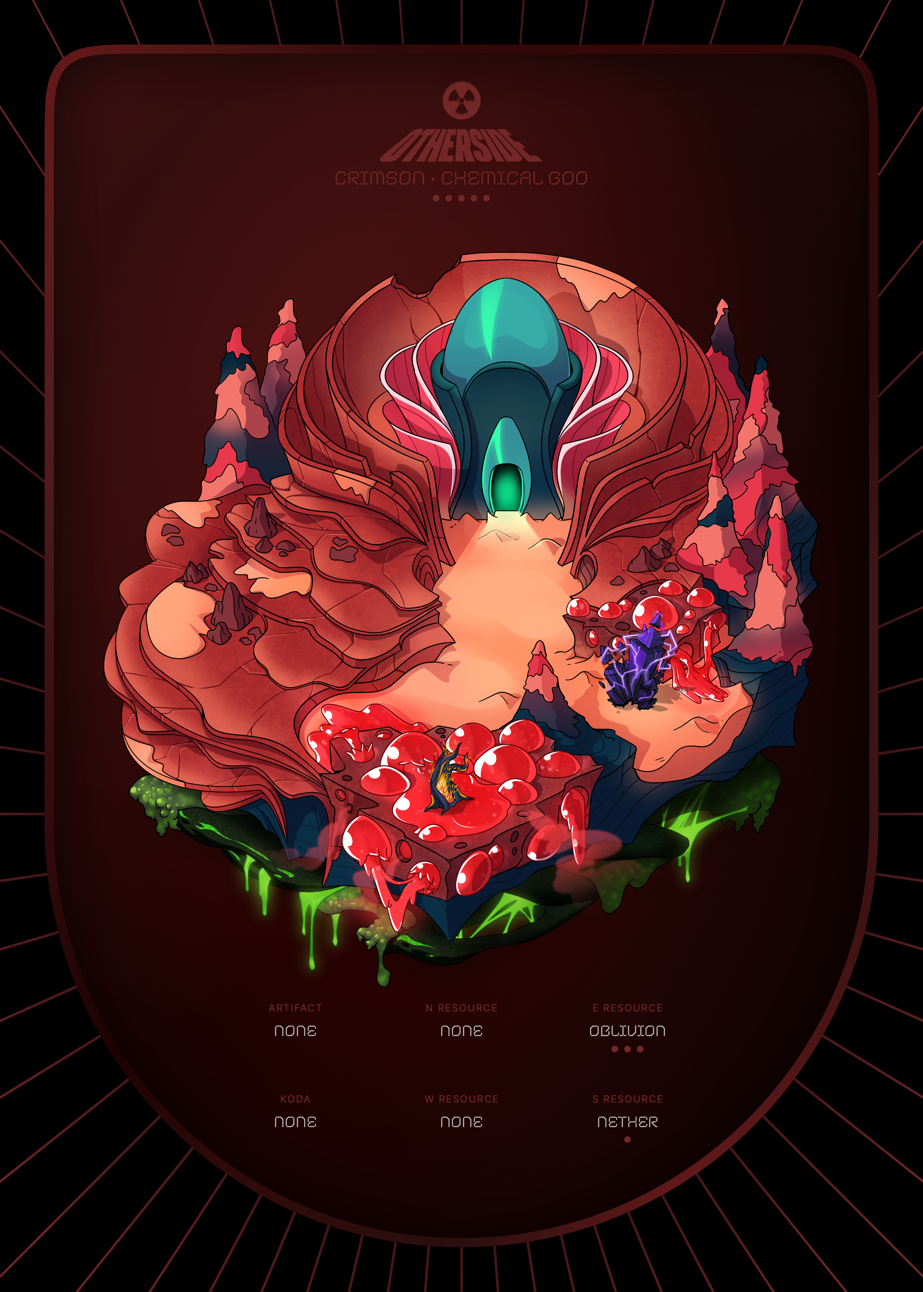 Otherdeed #25880 — Crimson